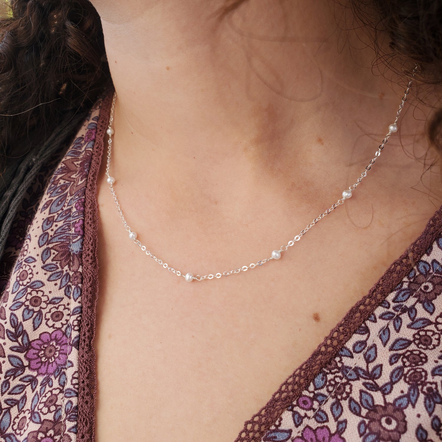Poppy Pearl Necklace