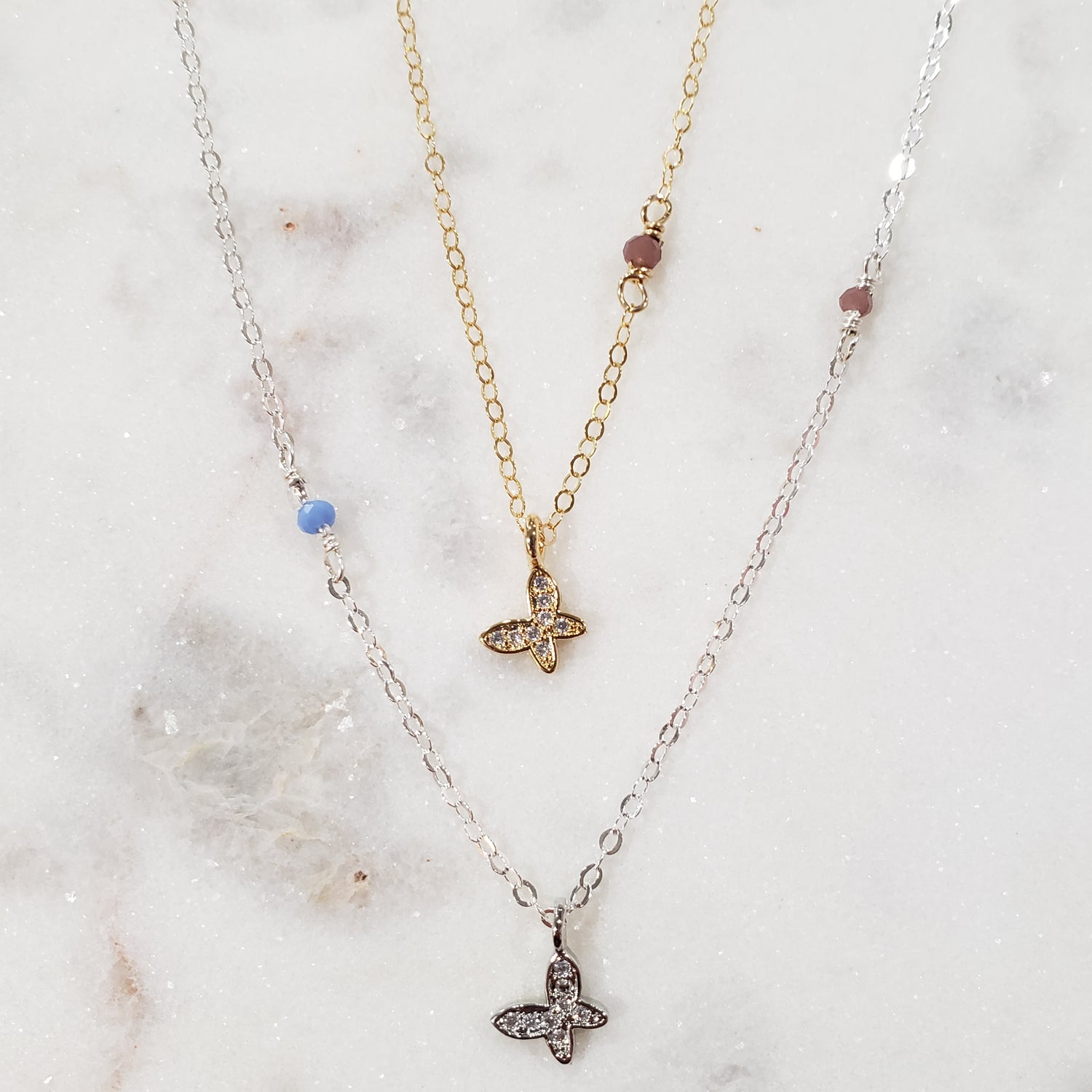 Flutter Butterfly Necklace