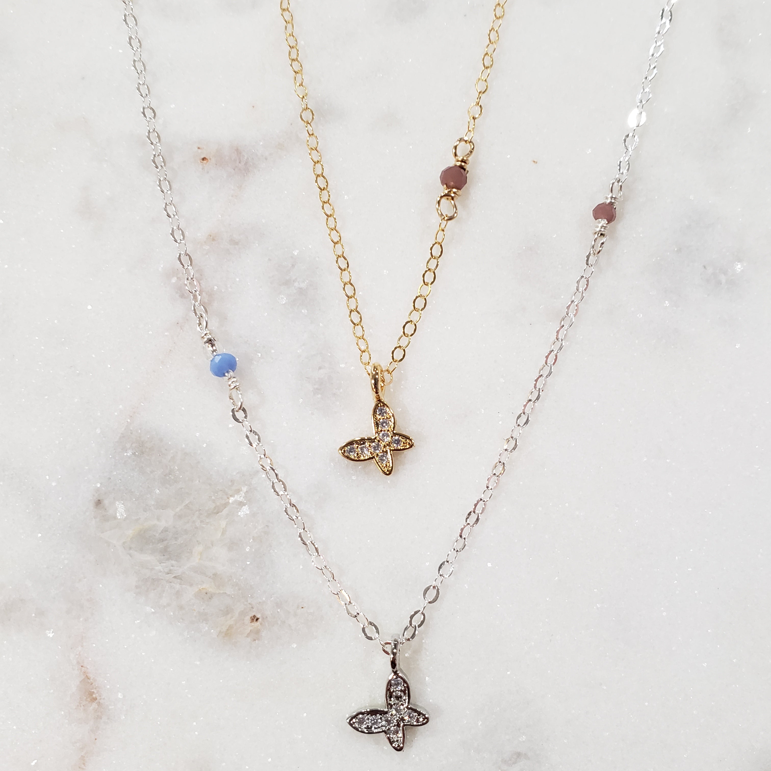 Flutter Butterfly Necklace