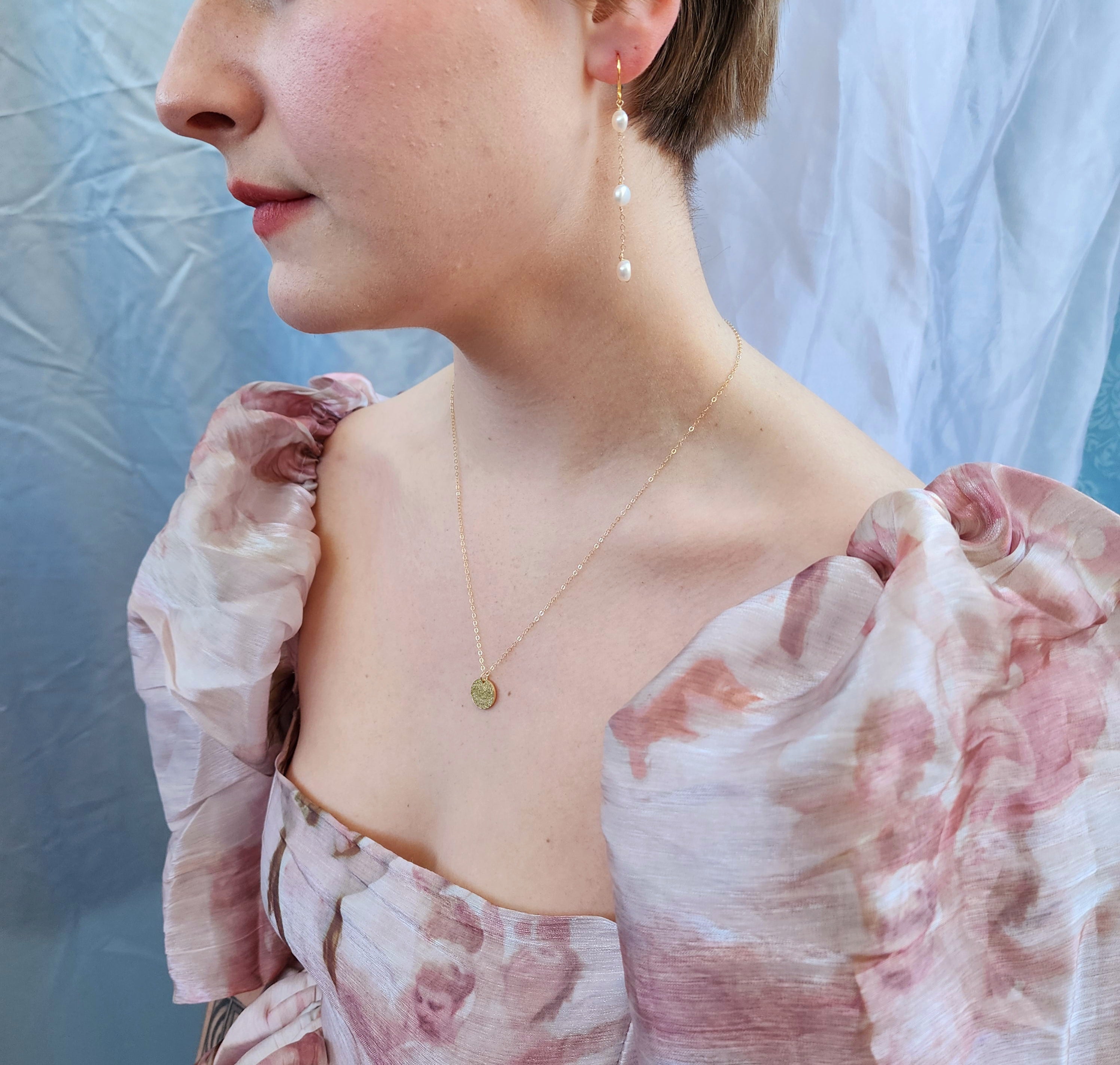 Abba Statement Pearl Earrings