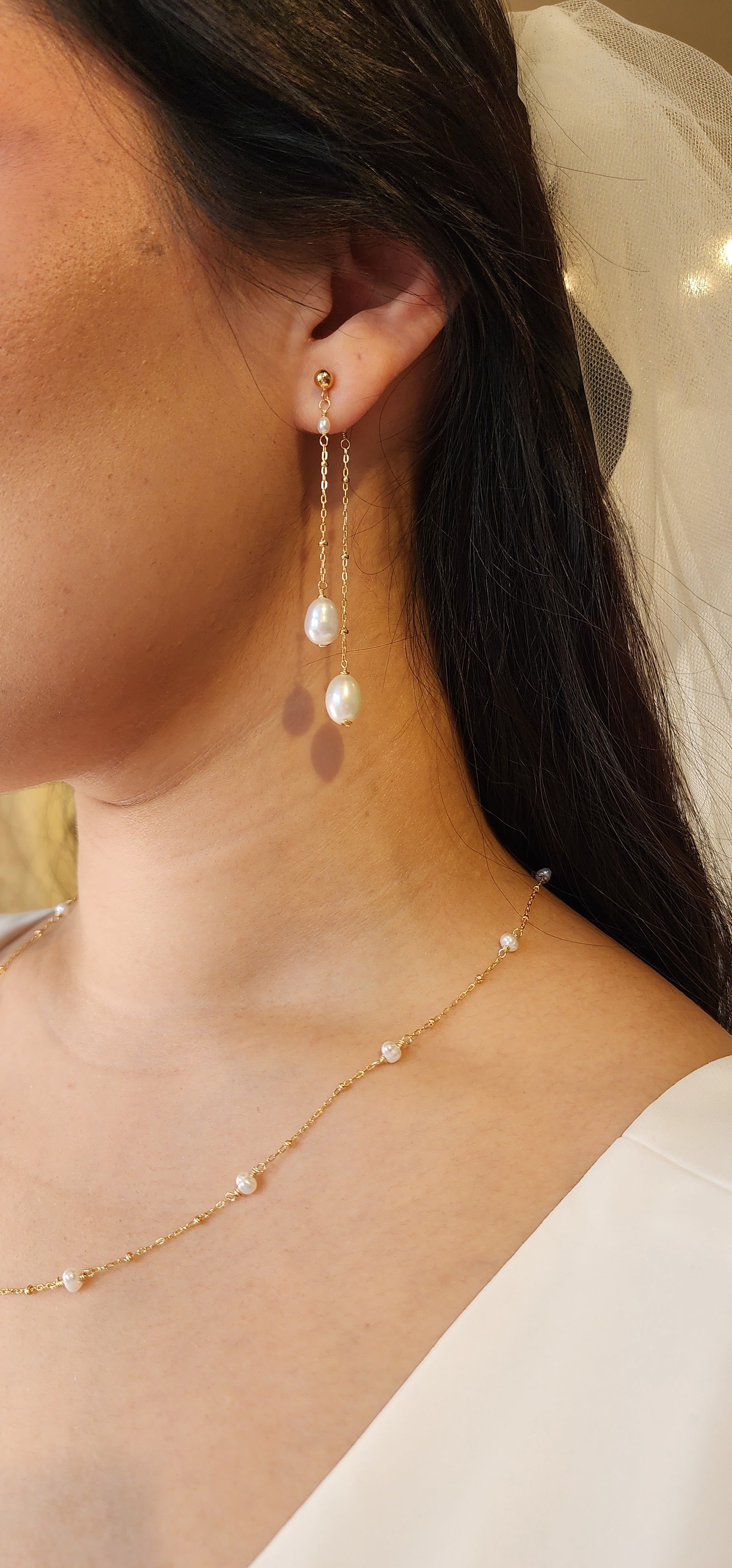 Athena Pearl Earrings