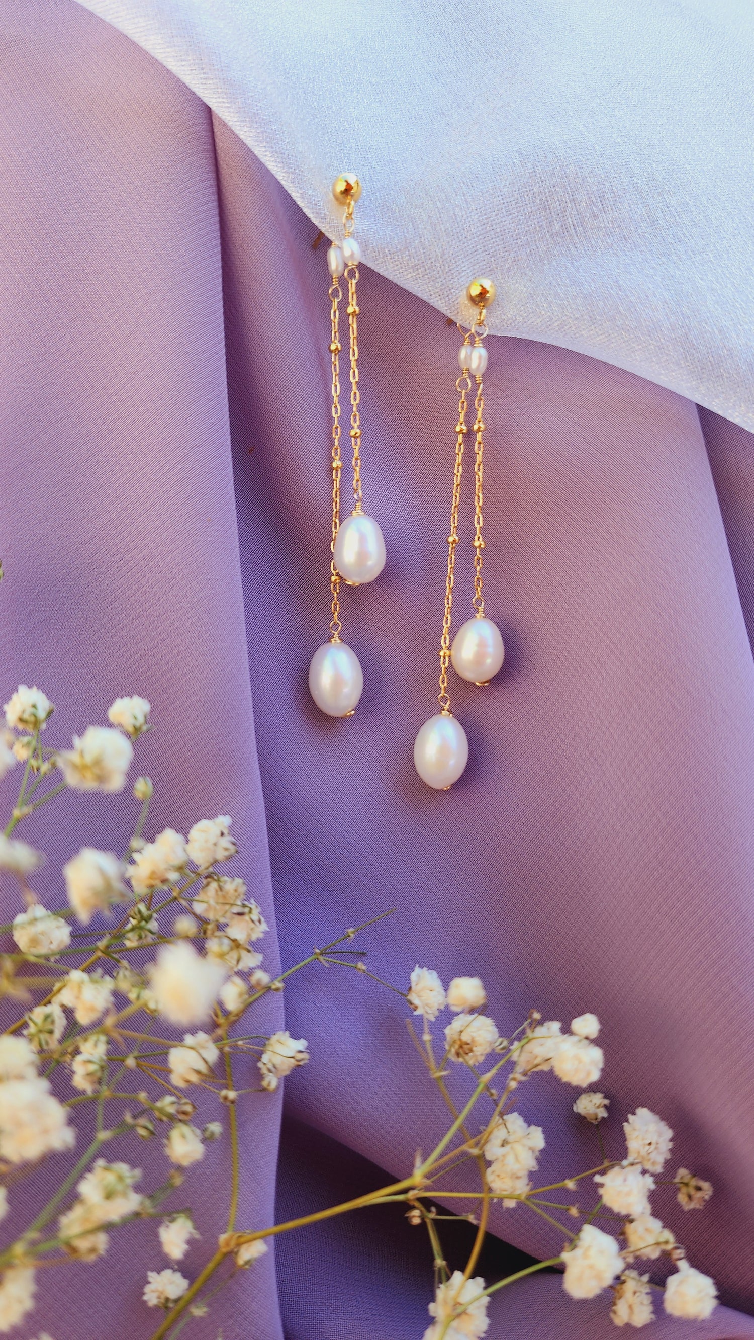 Athena Pearl Earrings