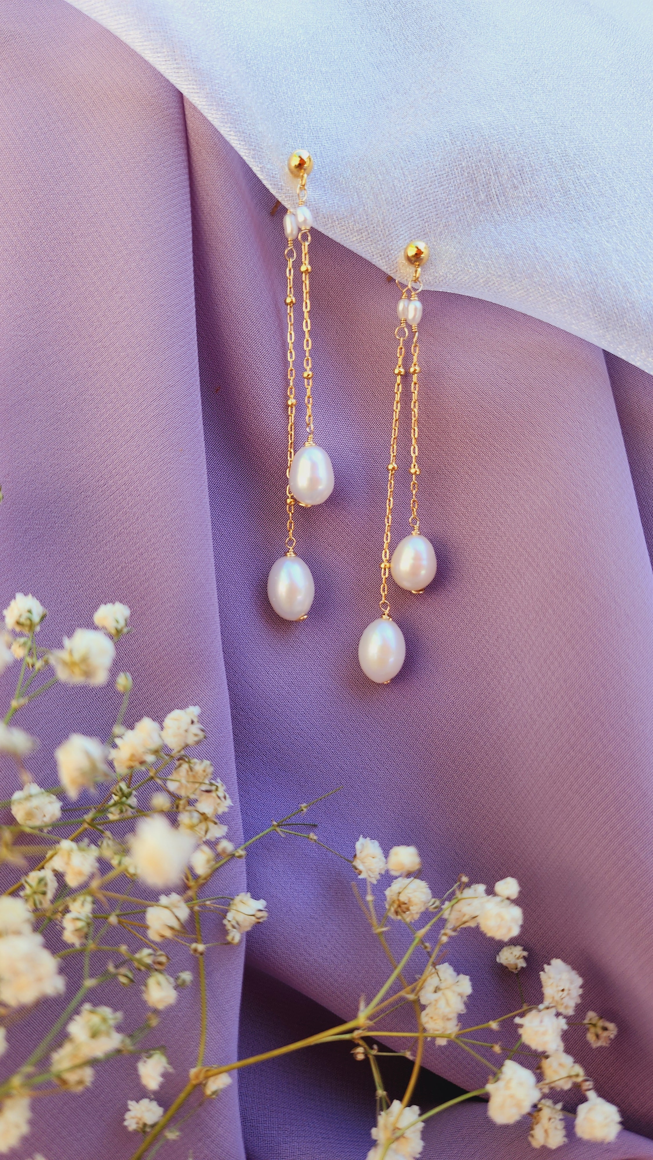 Athena Pearl Earrings