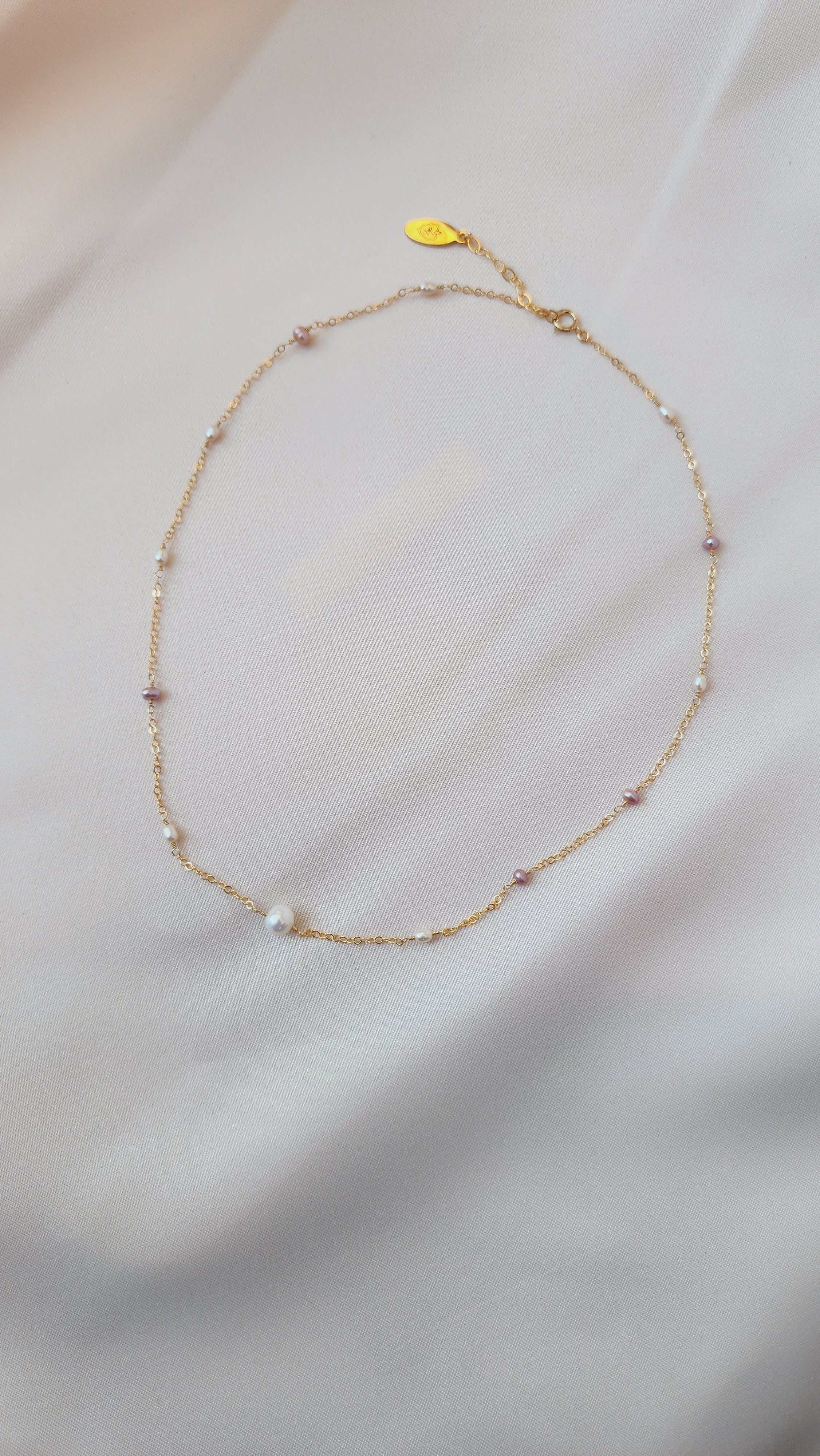 Melanie Multi Color Pearl Necklace