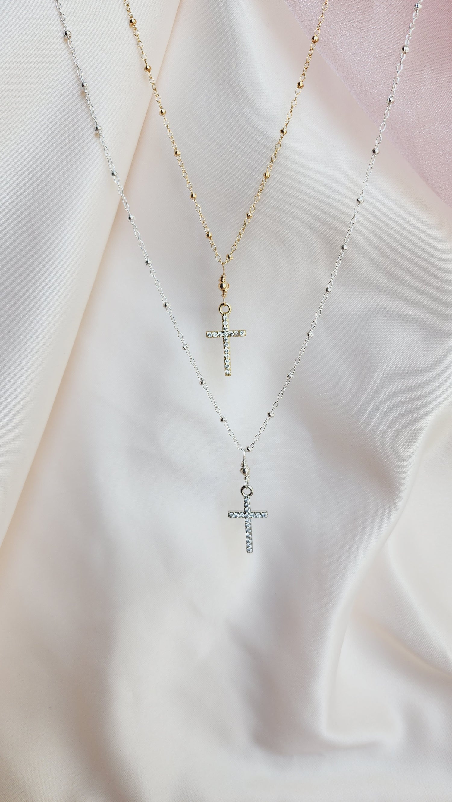 Monterey cross necklace
