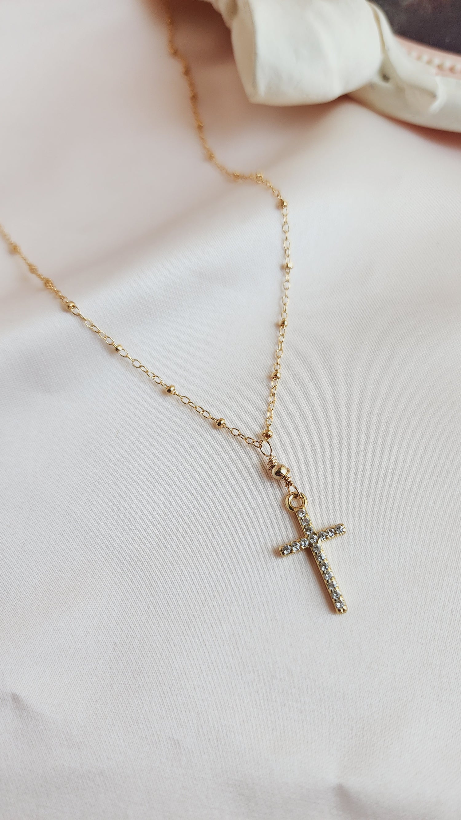 Monterey cross necklace