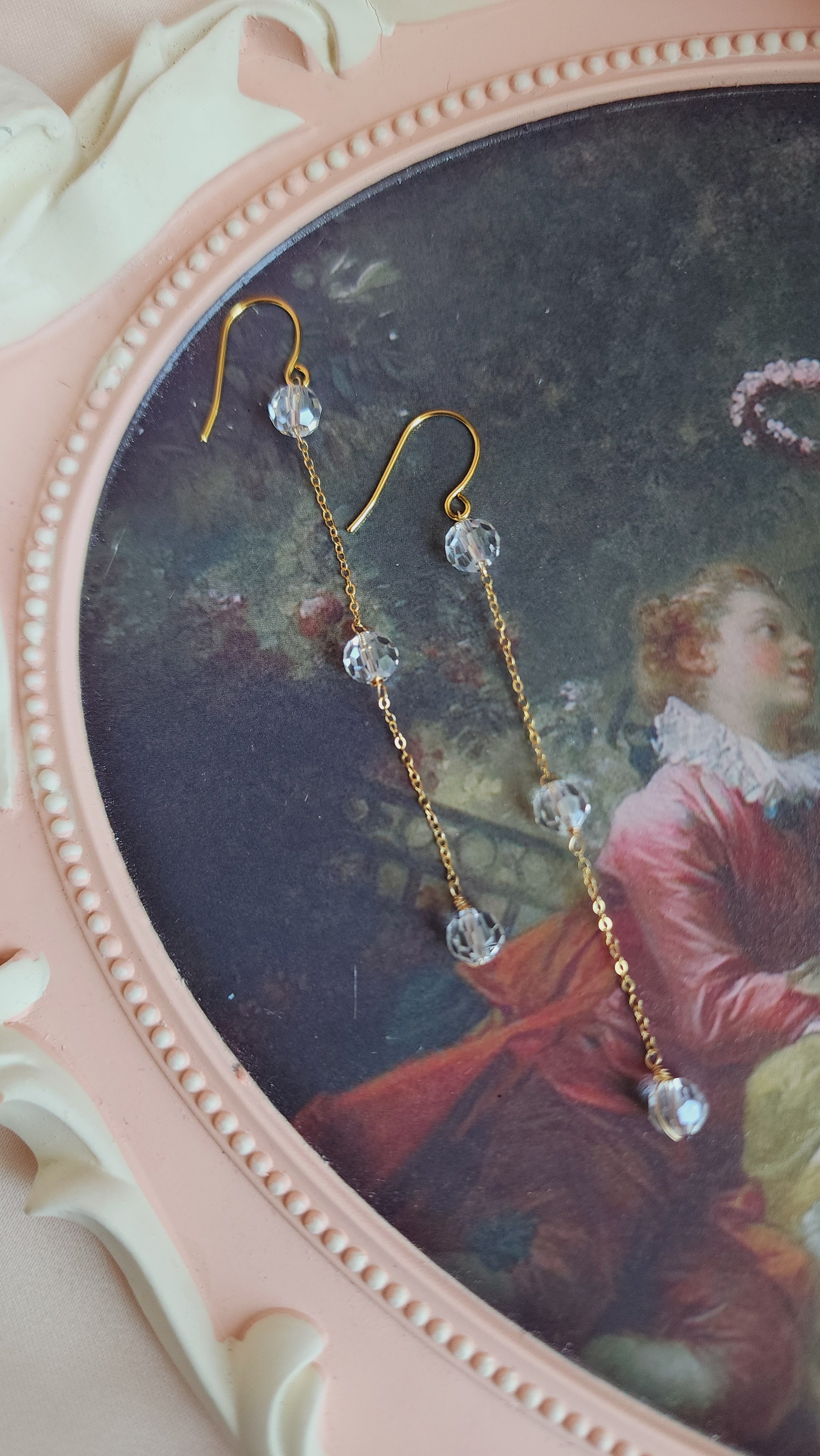 Abba Statement Pearl Earrings