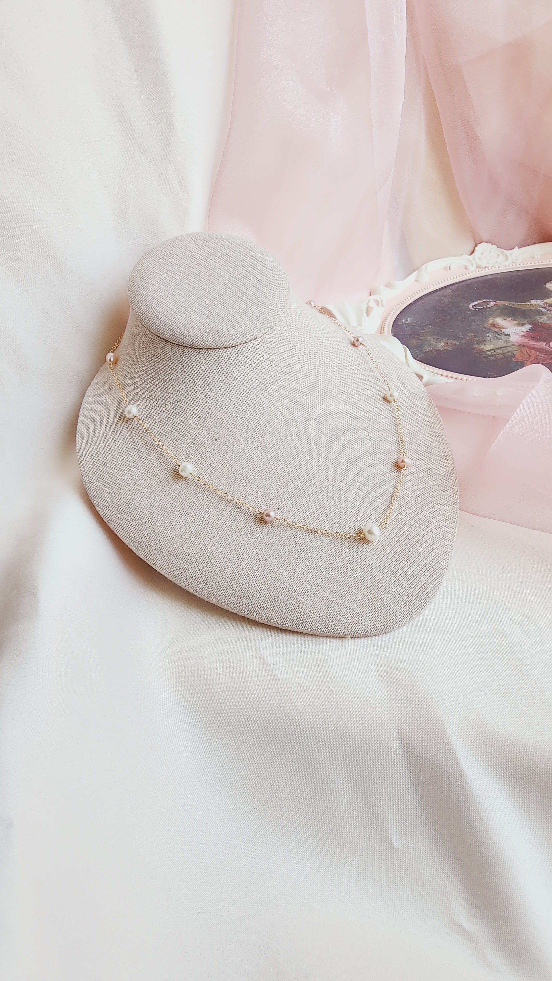 Melanie Multi Color Pearl Necklace