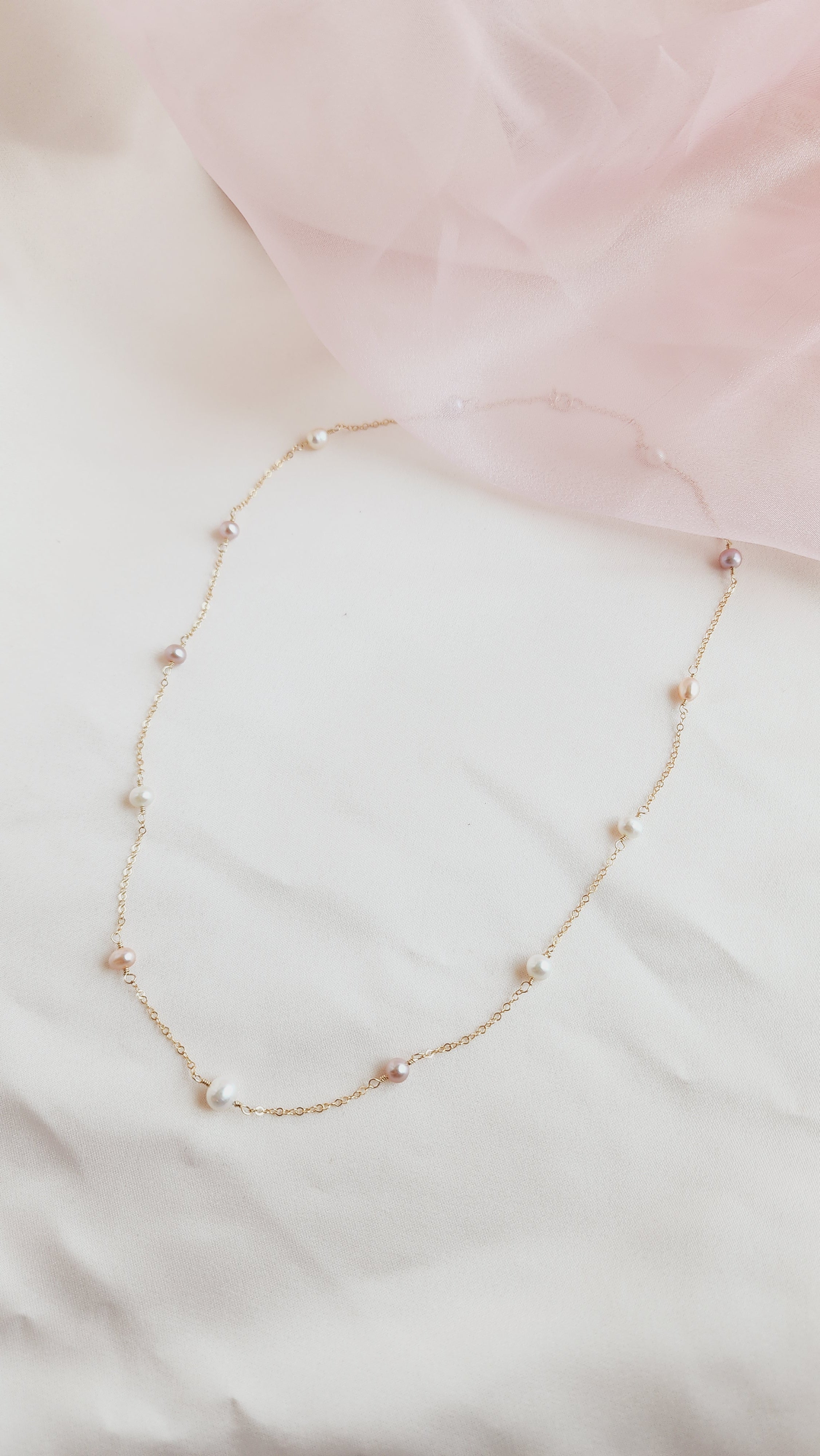 Melanie Multi Color Pearl Necklace
