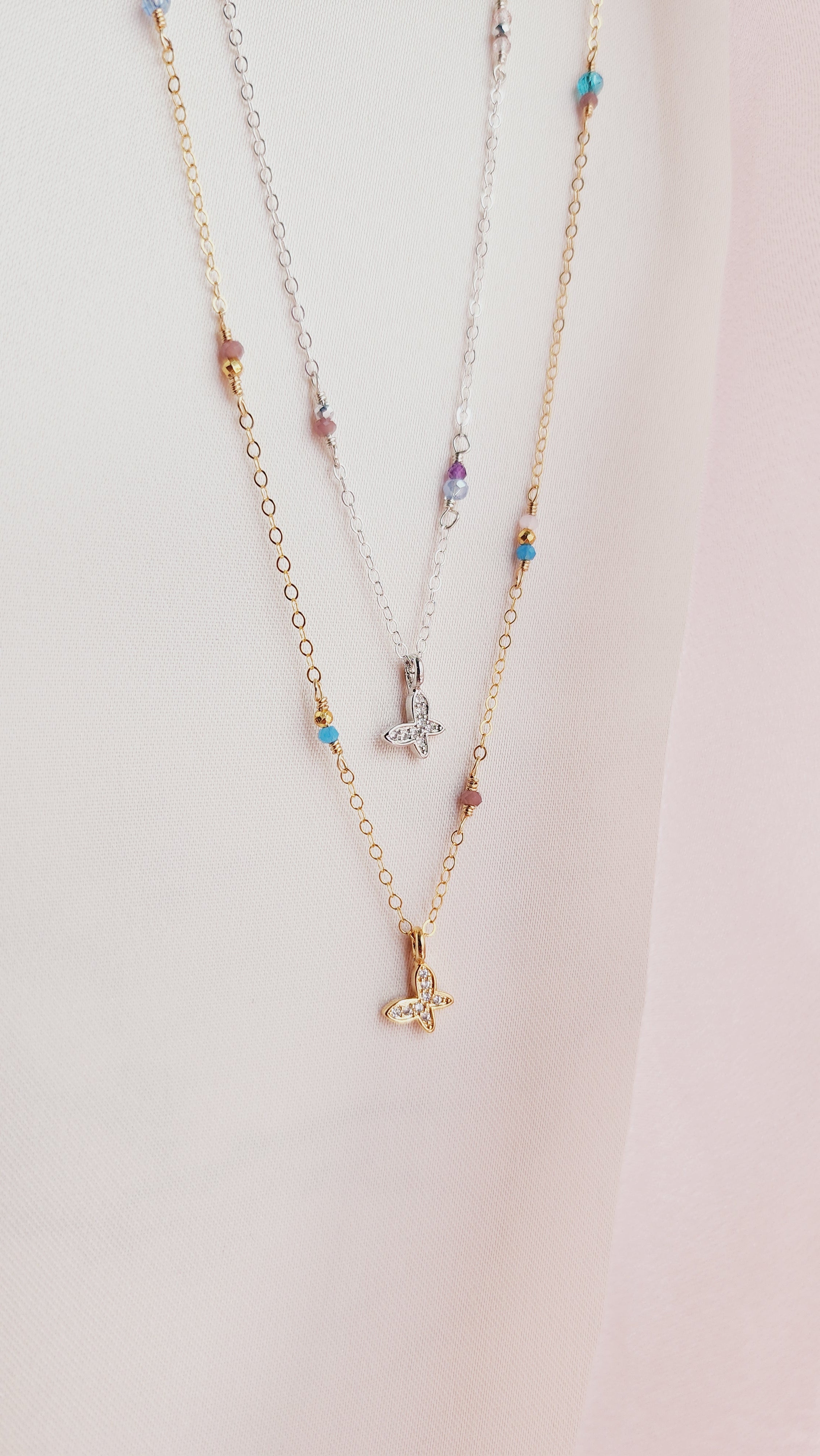 Flutter Butterfly Necklace