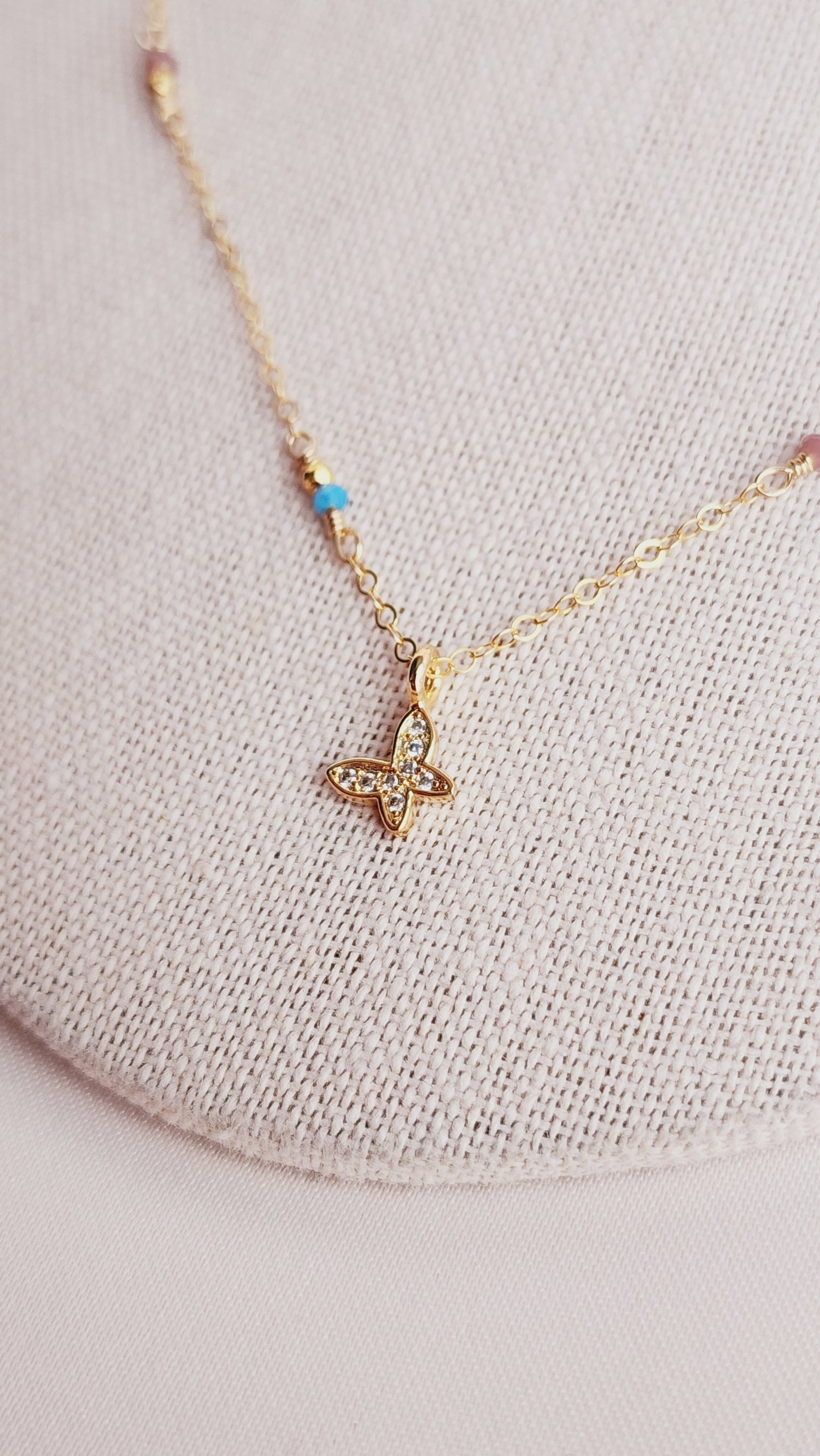 Flutter Butterfly Necklace