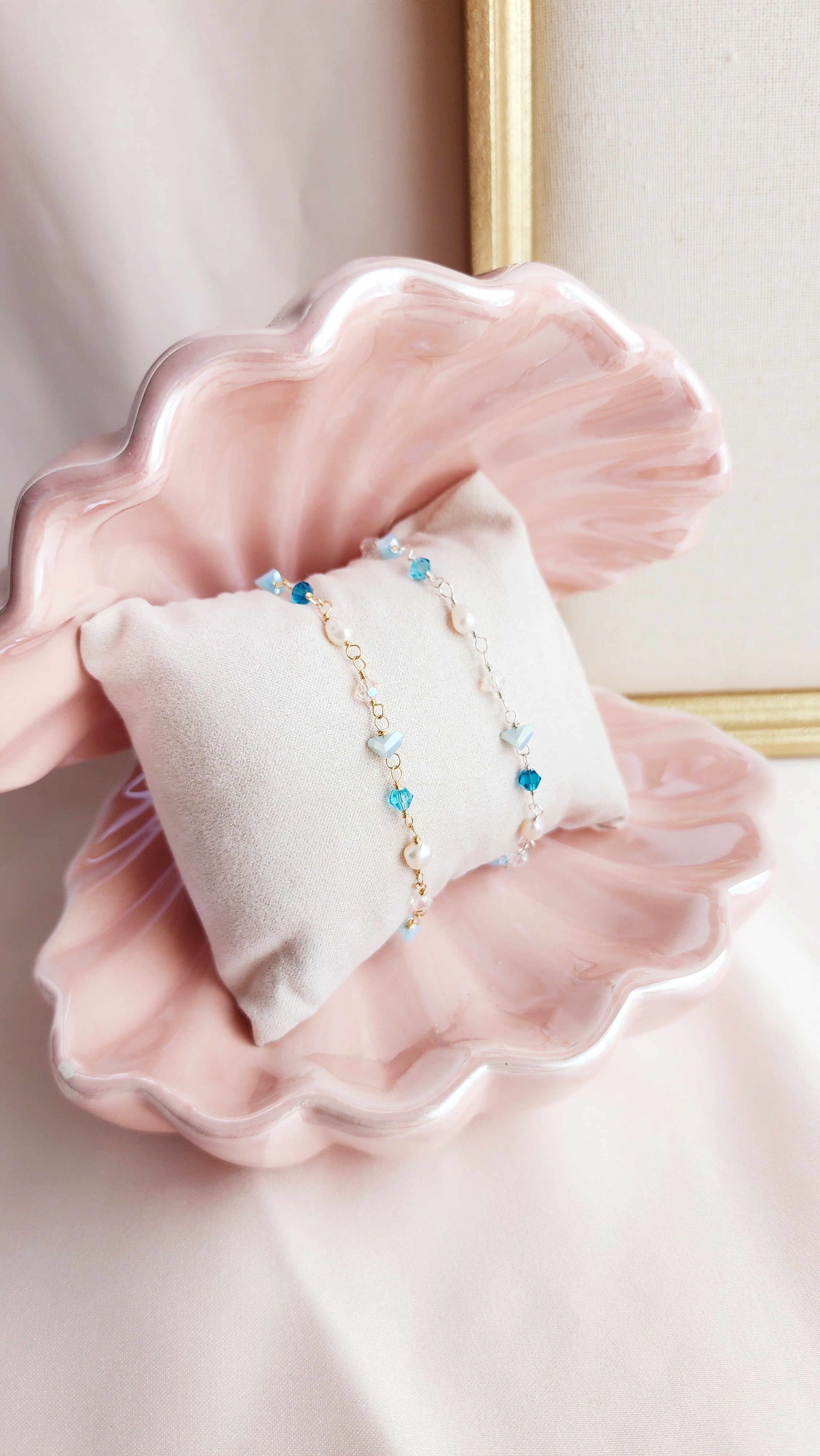 Something Blue Bracelet & Anklet