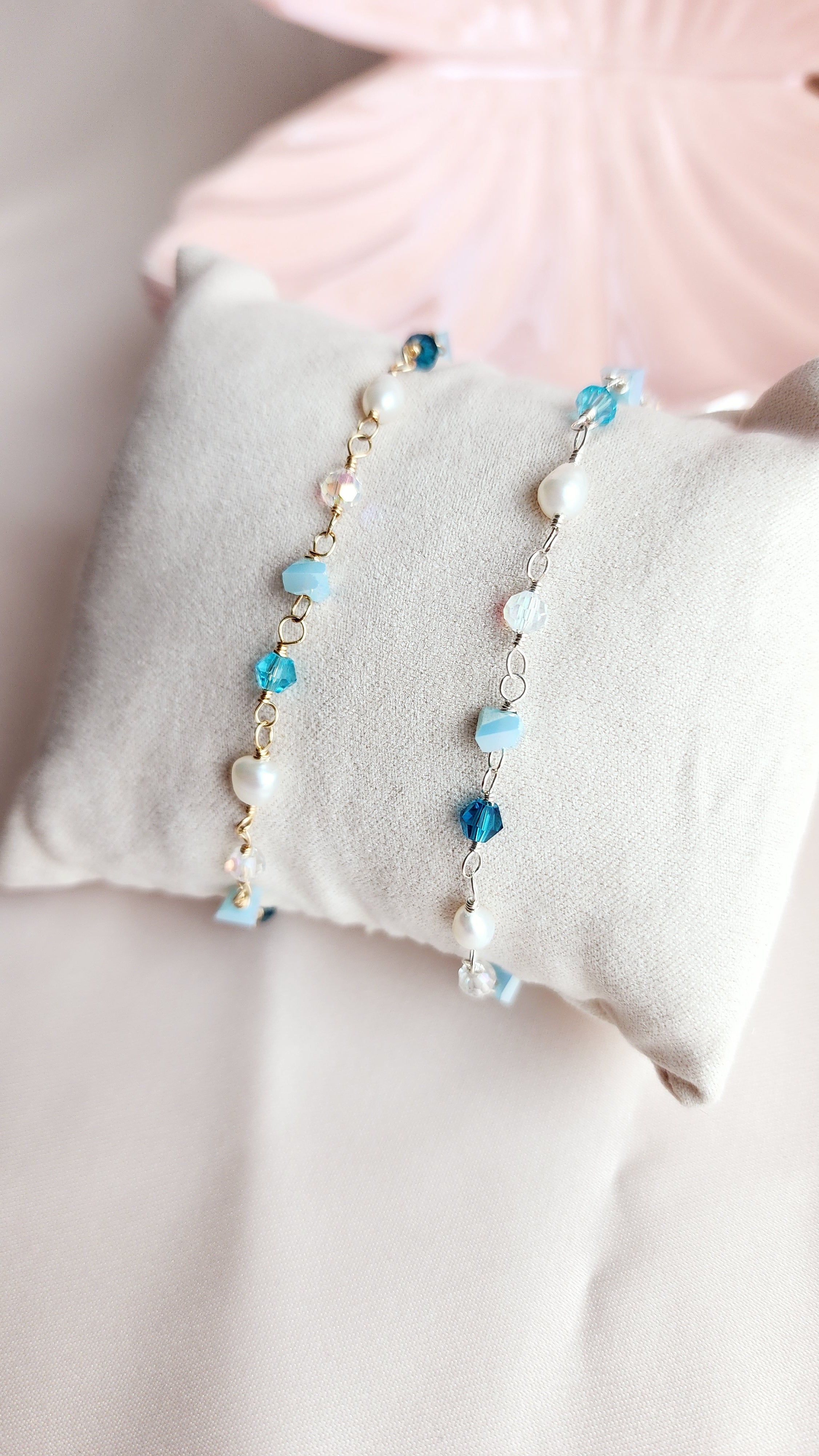 Something Blue Bracelet & Anklet