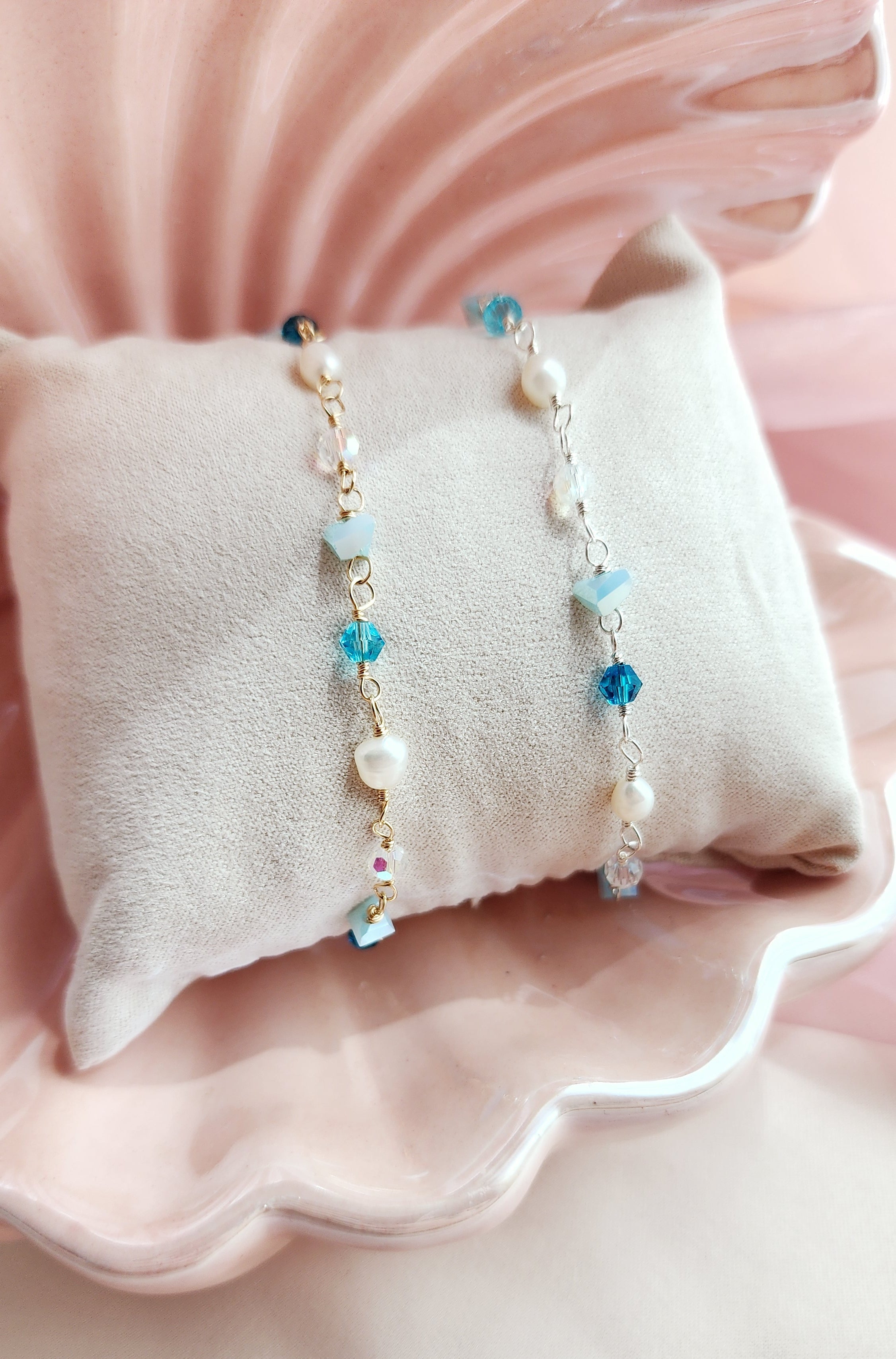 Something Blue Bracelet & Anklet