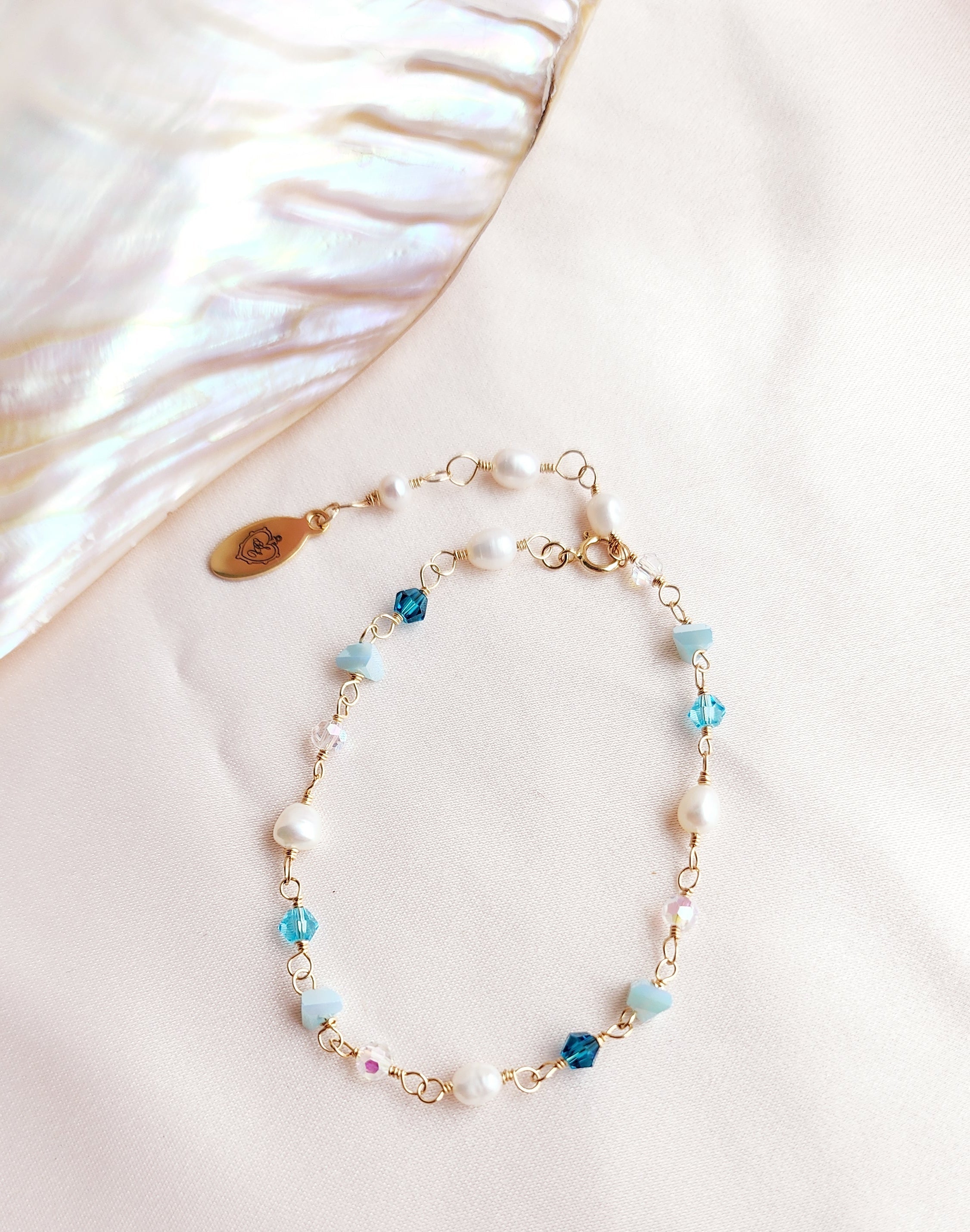 Something Blue Bracelet & Anklet