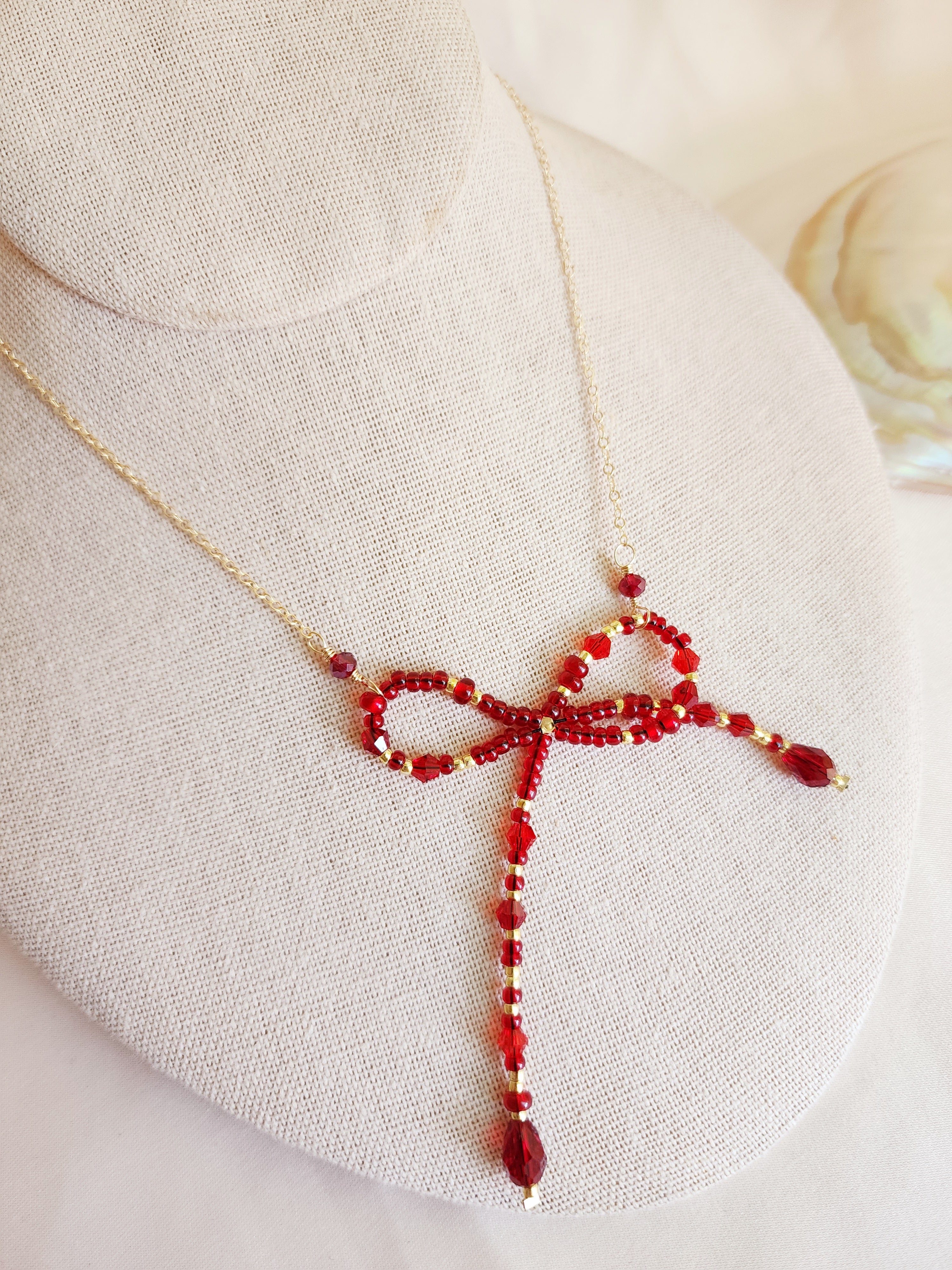 A New Christmas Bow Earrings Necklace Bracelet | Classic Christmas Bow Jewelry | R.Lauren Inspired | Ralph Lauren Christmas