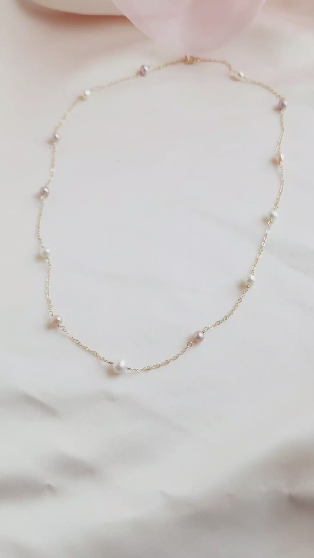 Melanie Multi Color Pearl Necklace