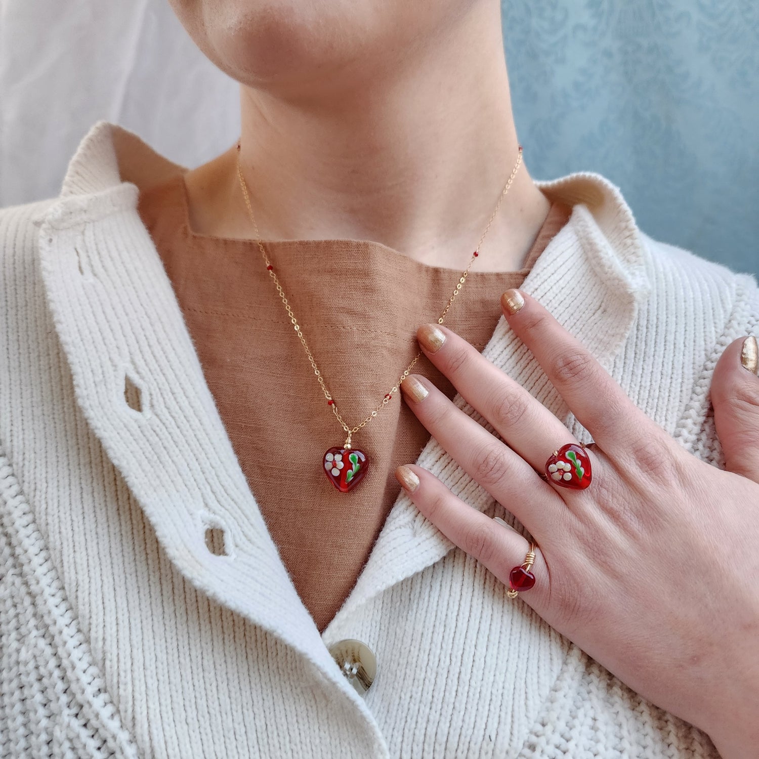 Frida Heart Necklace