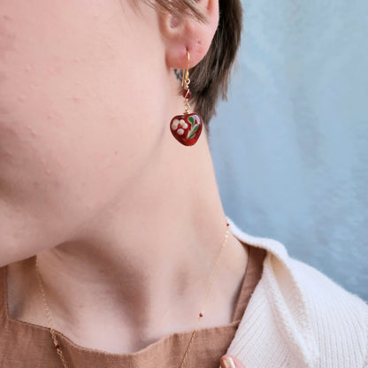 Frida Heart Earrings