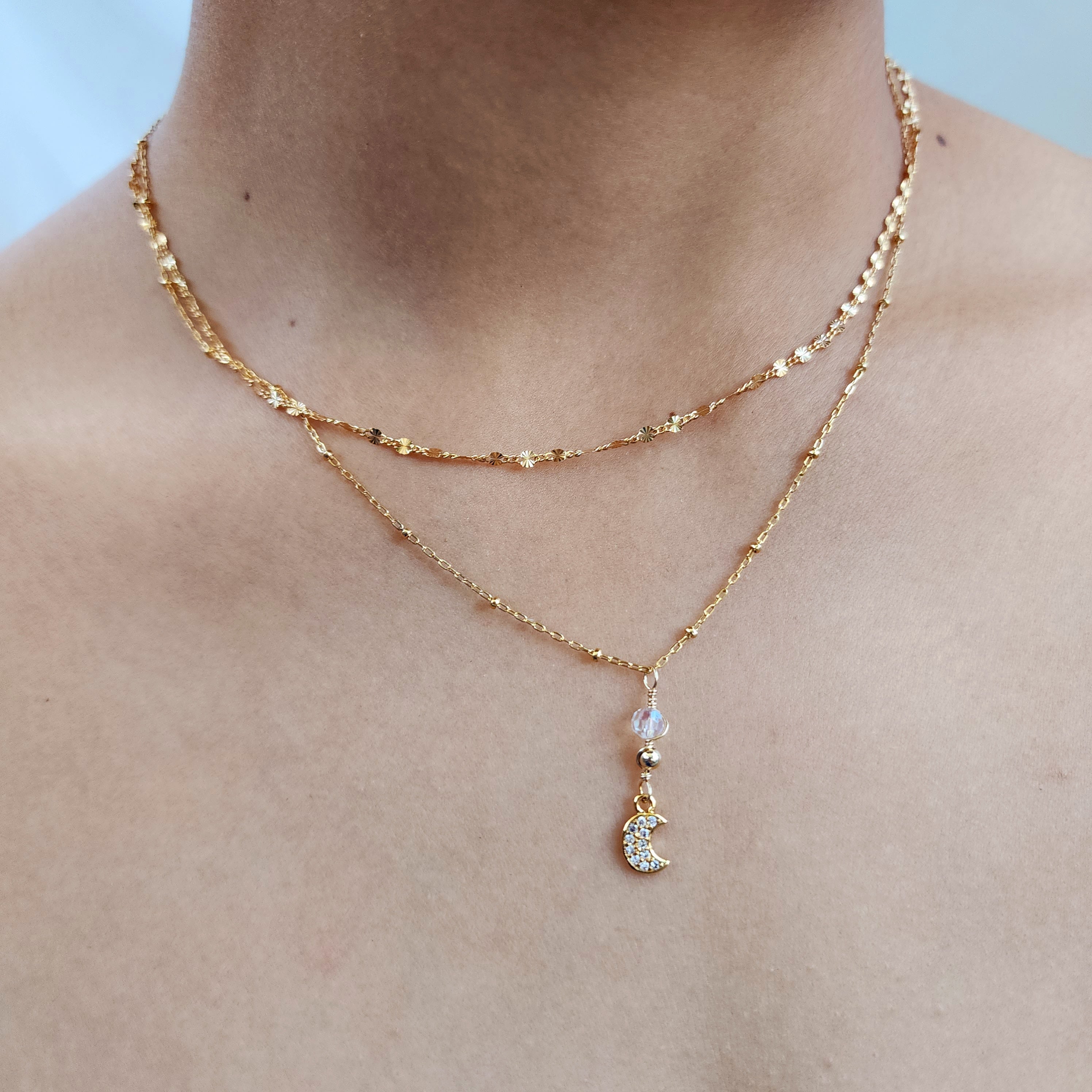 Luna Crescent Necklace
