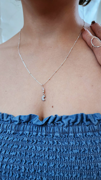 Luna Crescent Necklace