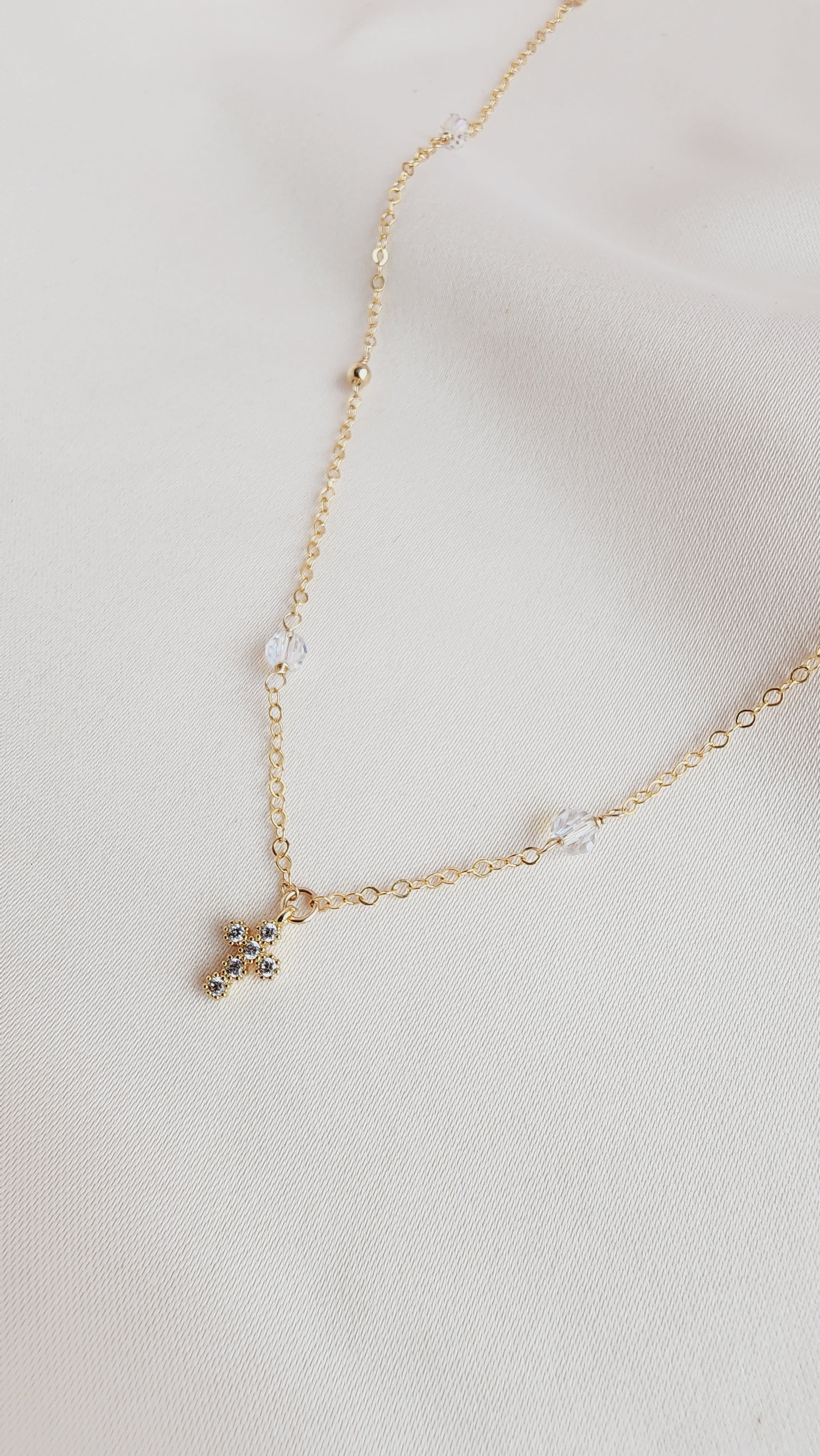 Starry Night Cross Necklace