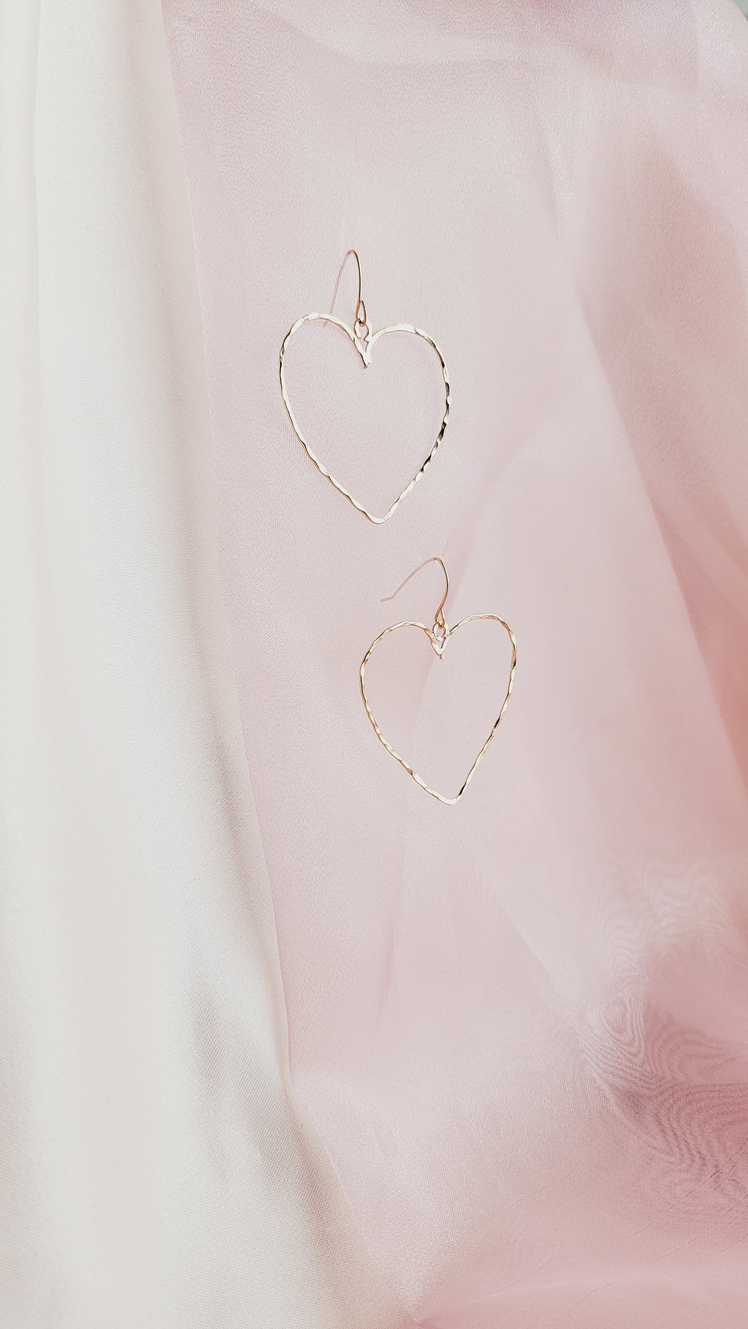 Ally Imperfect Heart Earrings