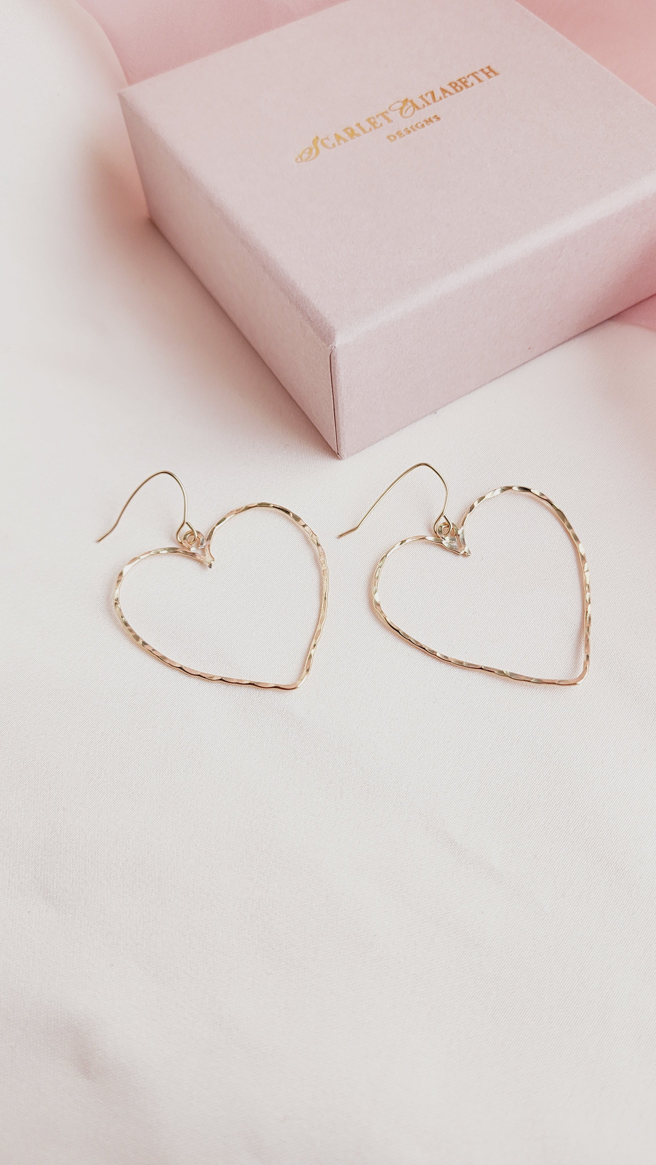 Ally Imperfect Heart Earrings