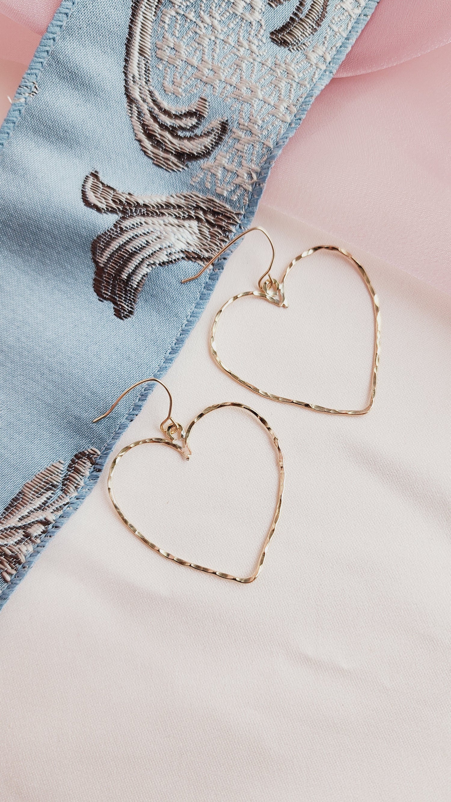 Ally Imperfect Heart Earrings