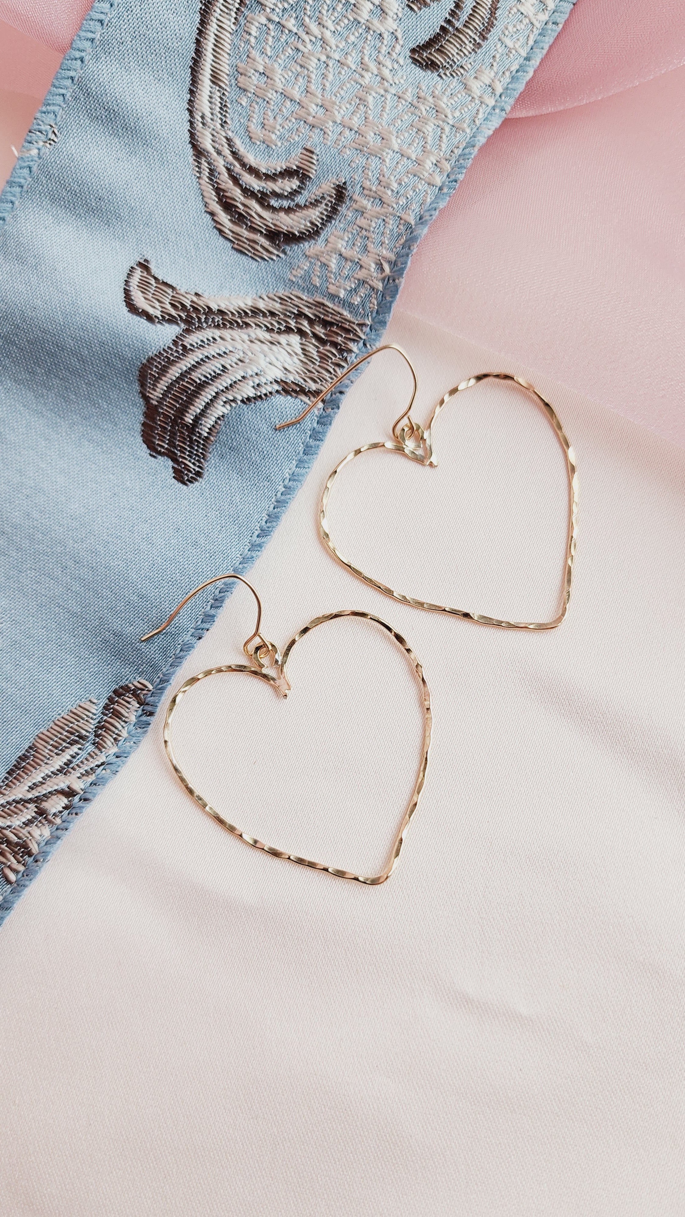 Ally Imperfect Heart Earrings