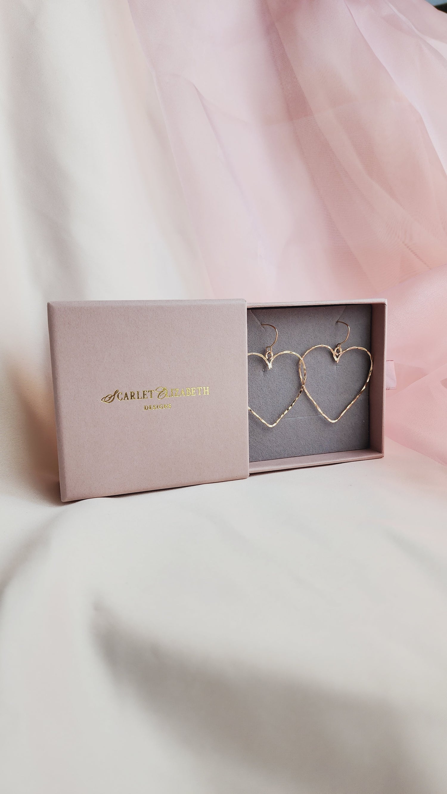 Ally Imperfect Heart Earrings