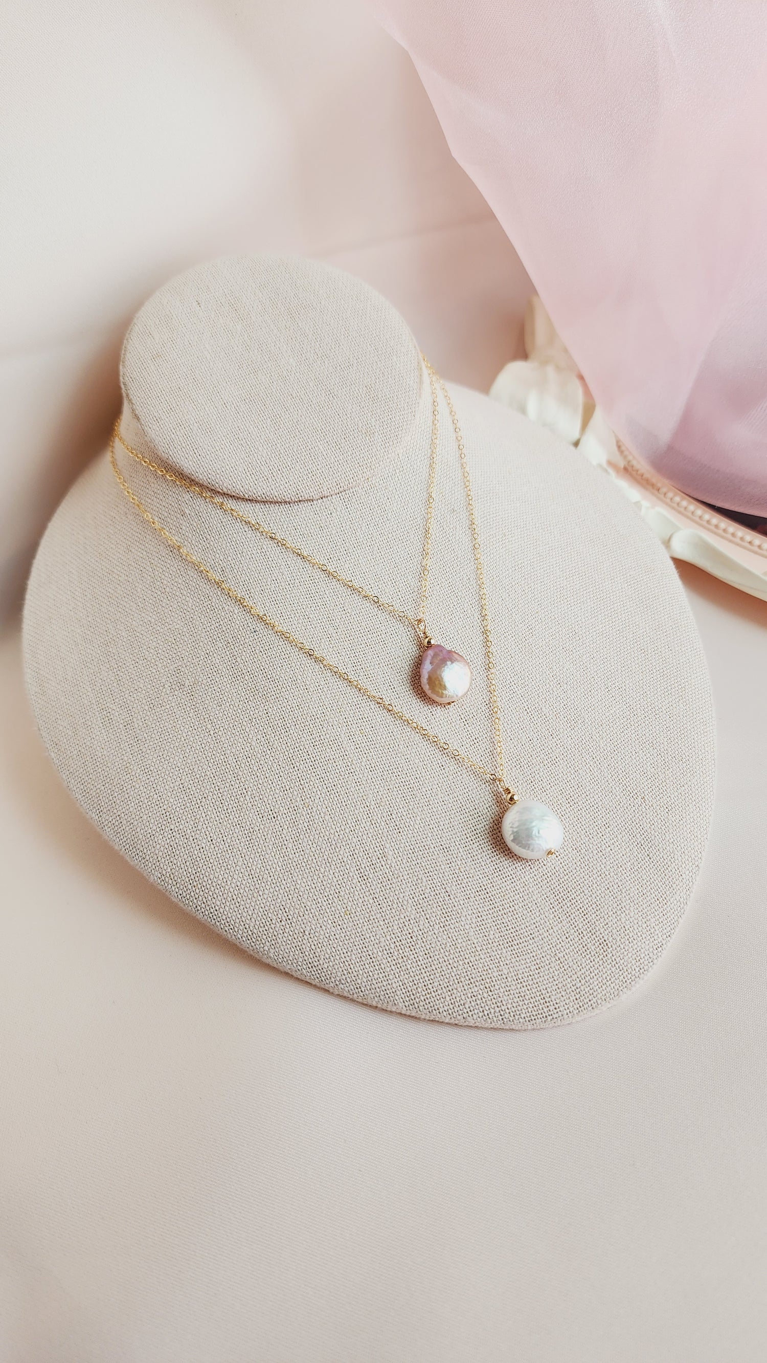 Siren Pearl Medallion Necklace