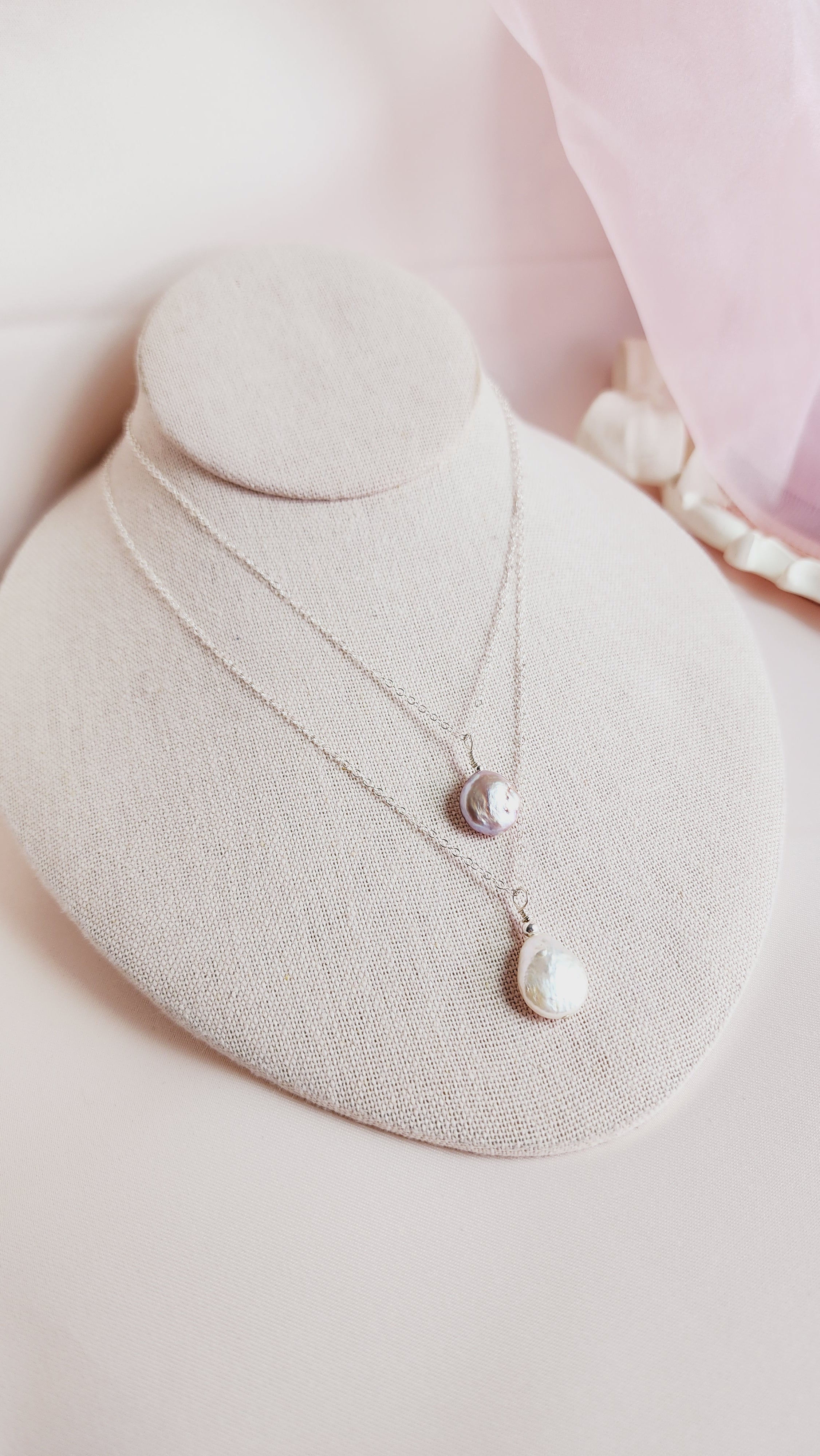 Siren Pearl Medallion Necklace