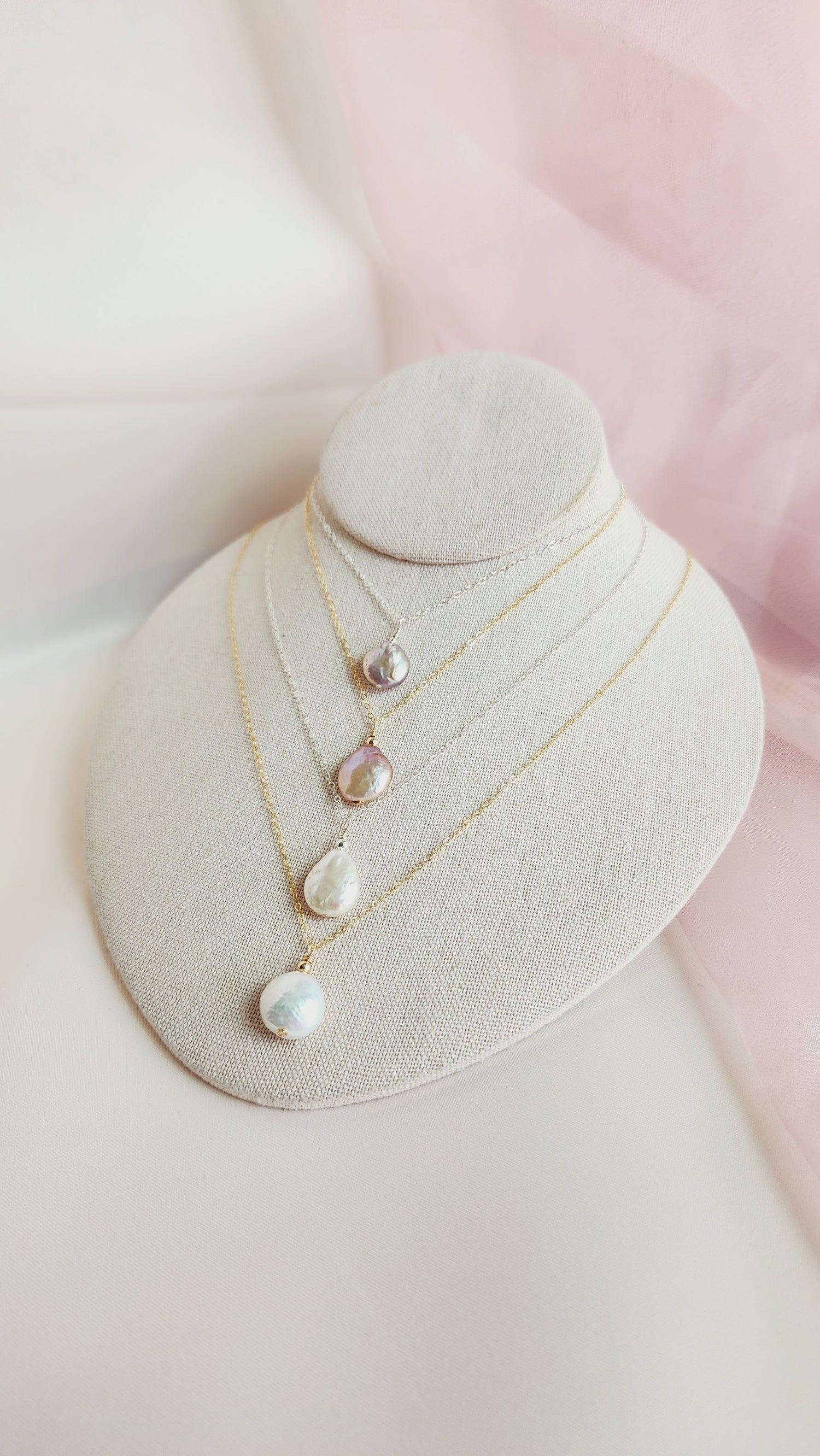 Siren Pearl Medallion Necklace