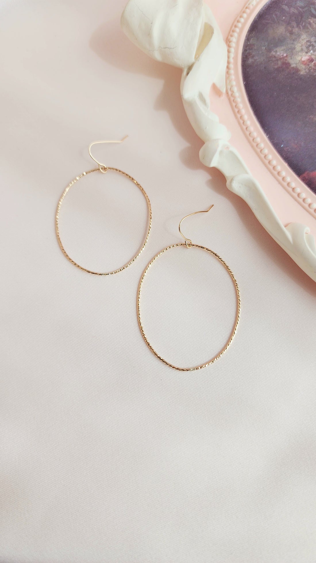 Faith Faceted Hoops