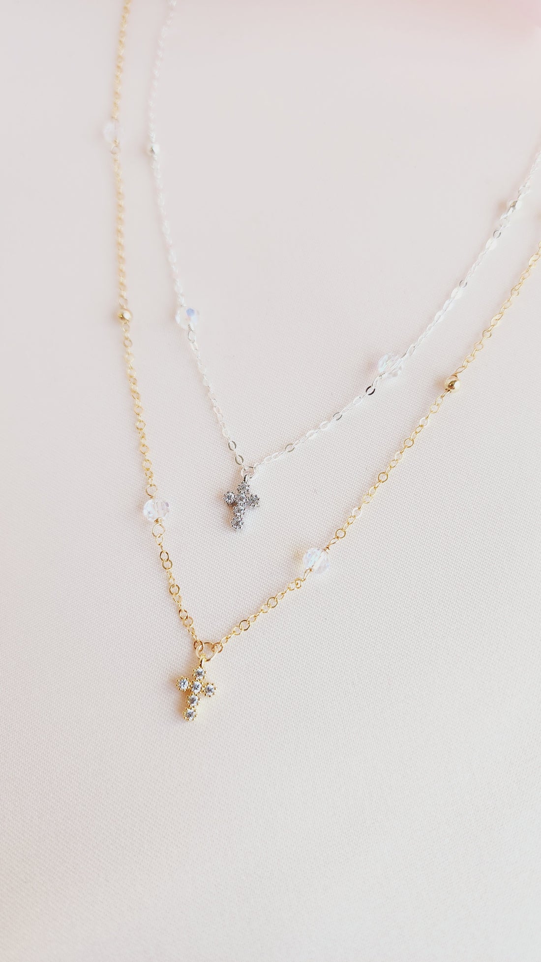 Starry Night Cross Necklace