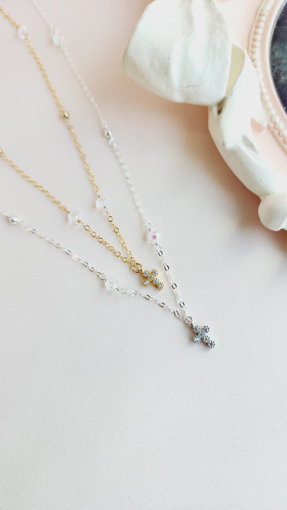 Starry Night Cross Necklace