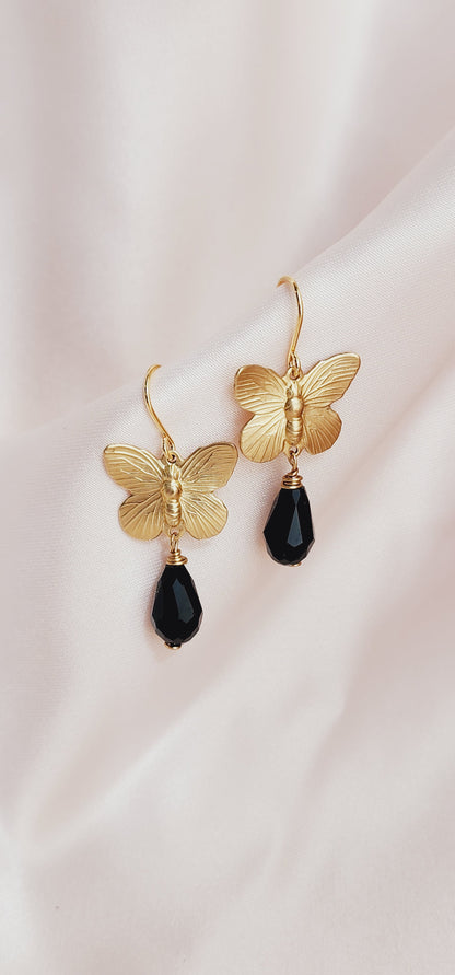 Butterfly Crystal Earrings