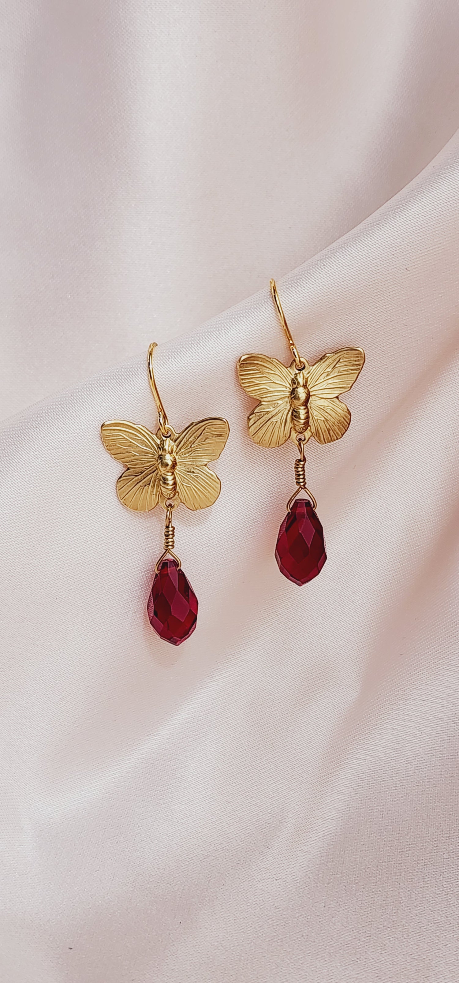 Butterfly Crystal Earrings