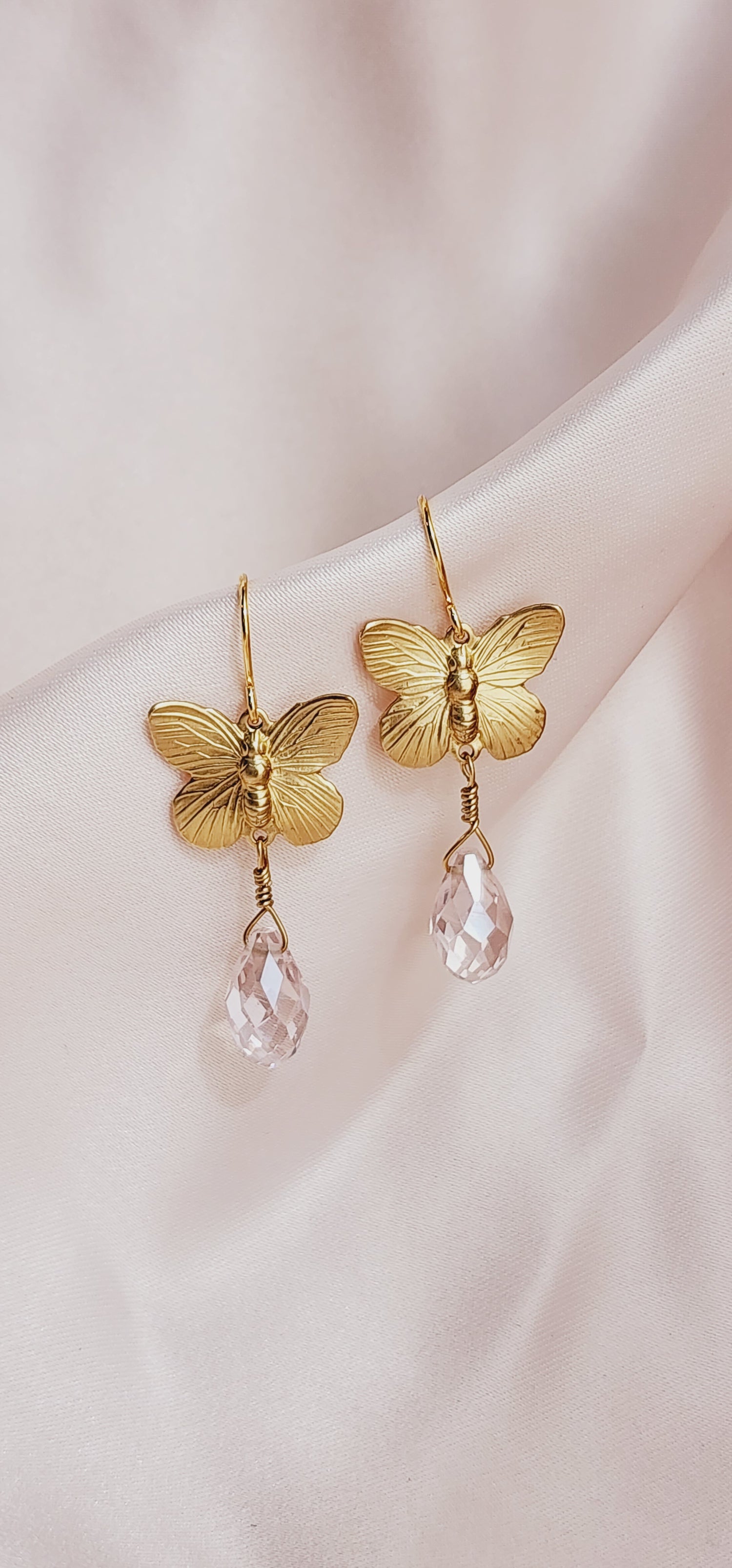 Butterfly Crystal Earrings