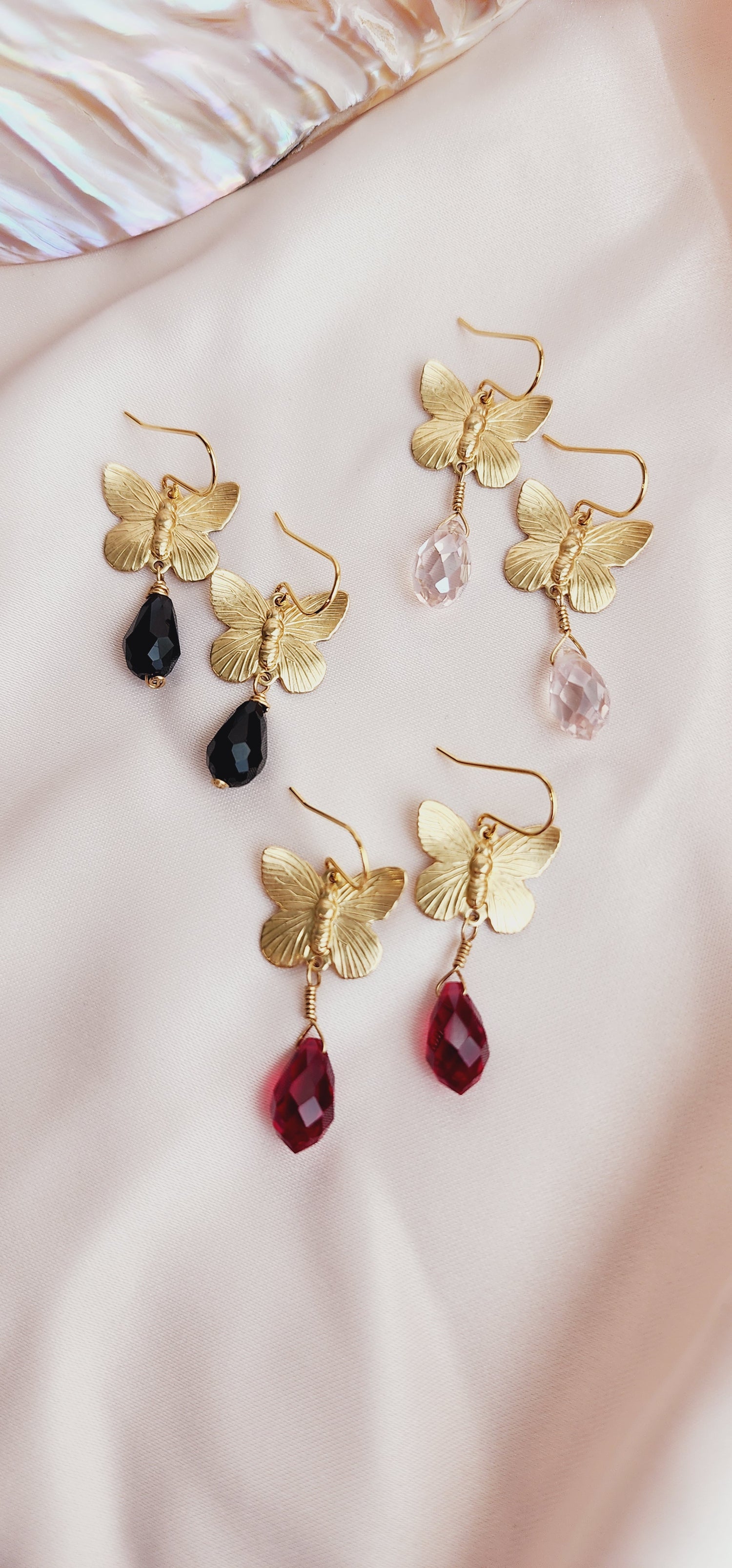 Butterfly Crystal Earrings