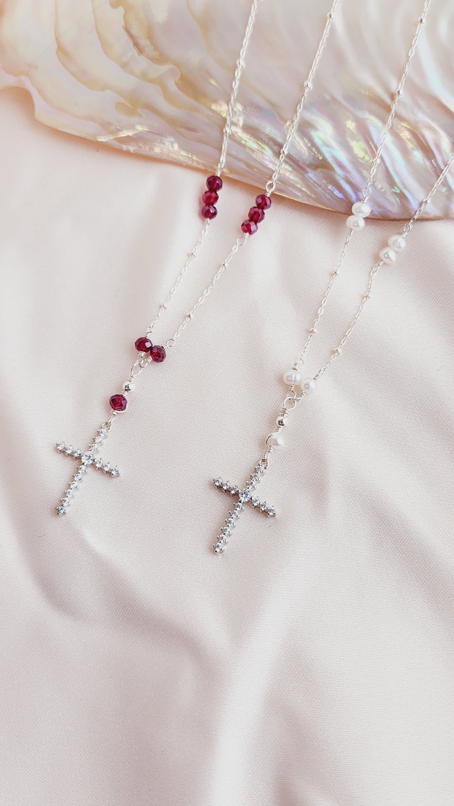 Midnight Cross Necklace