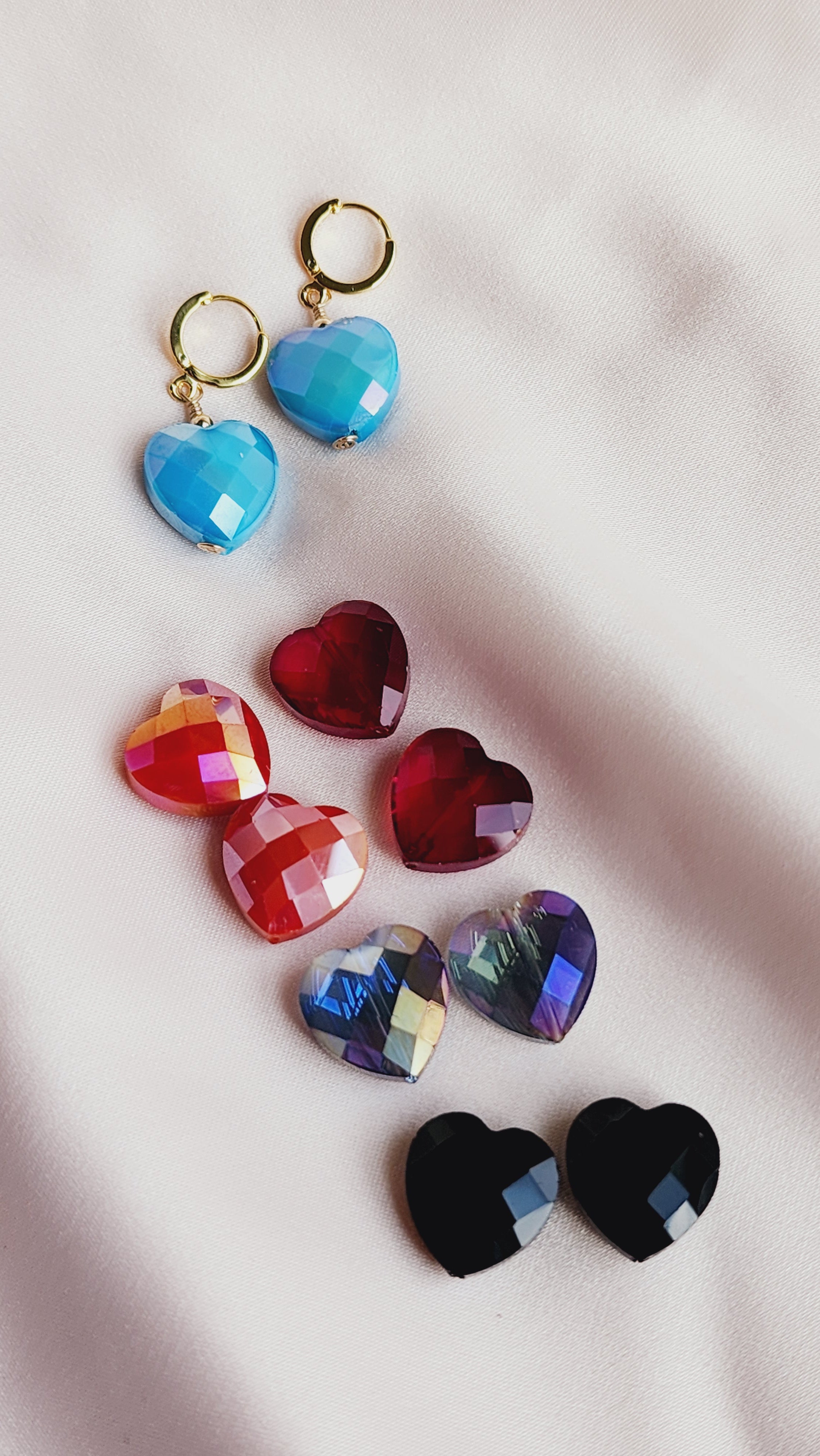 Ella Huggie Heart Earrings