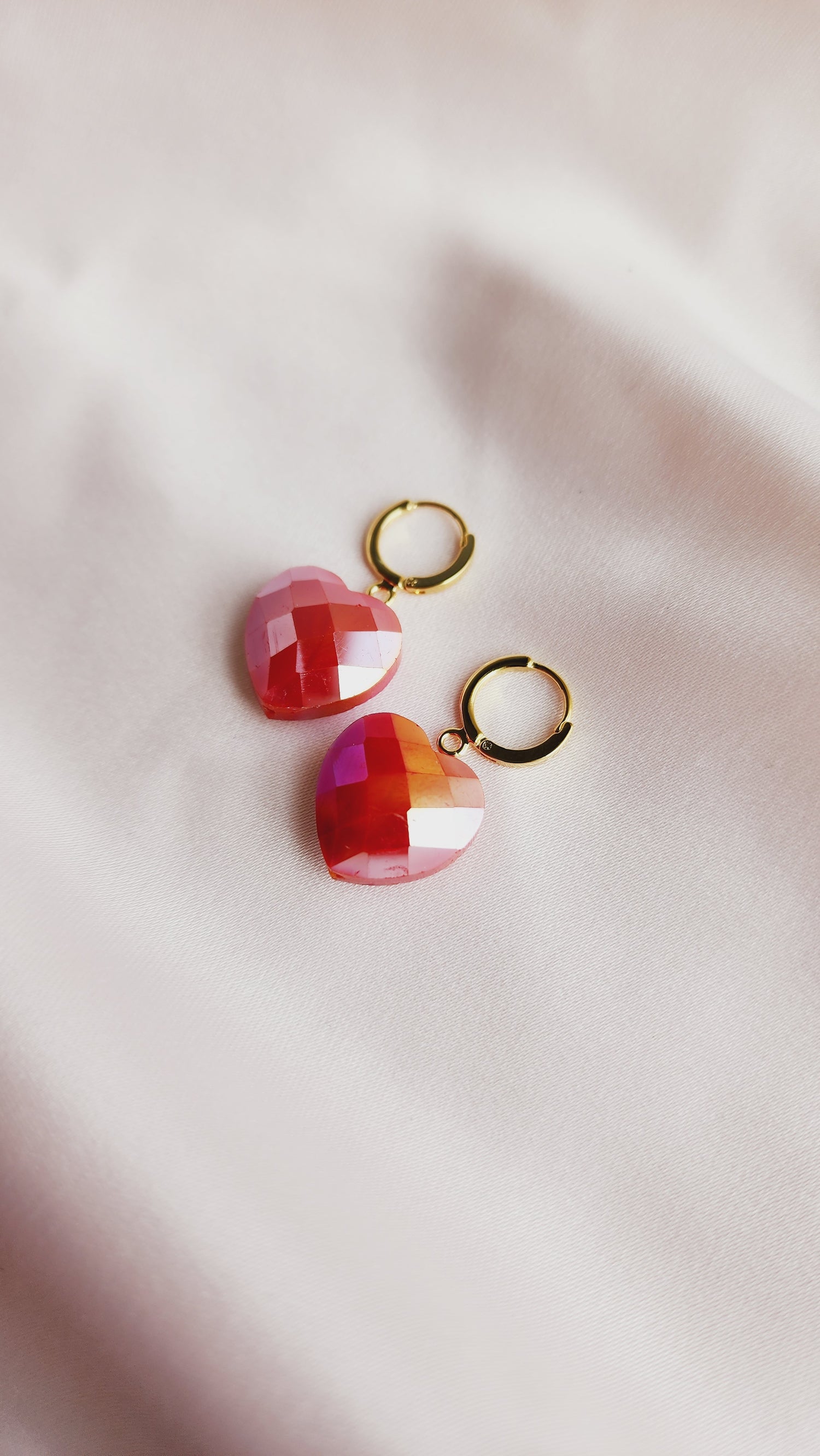 Ella Huggie Heart Earrings