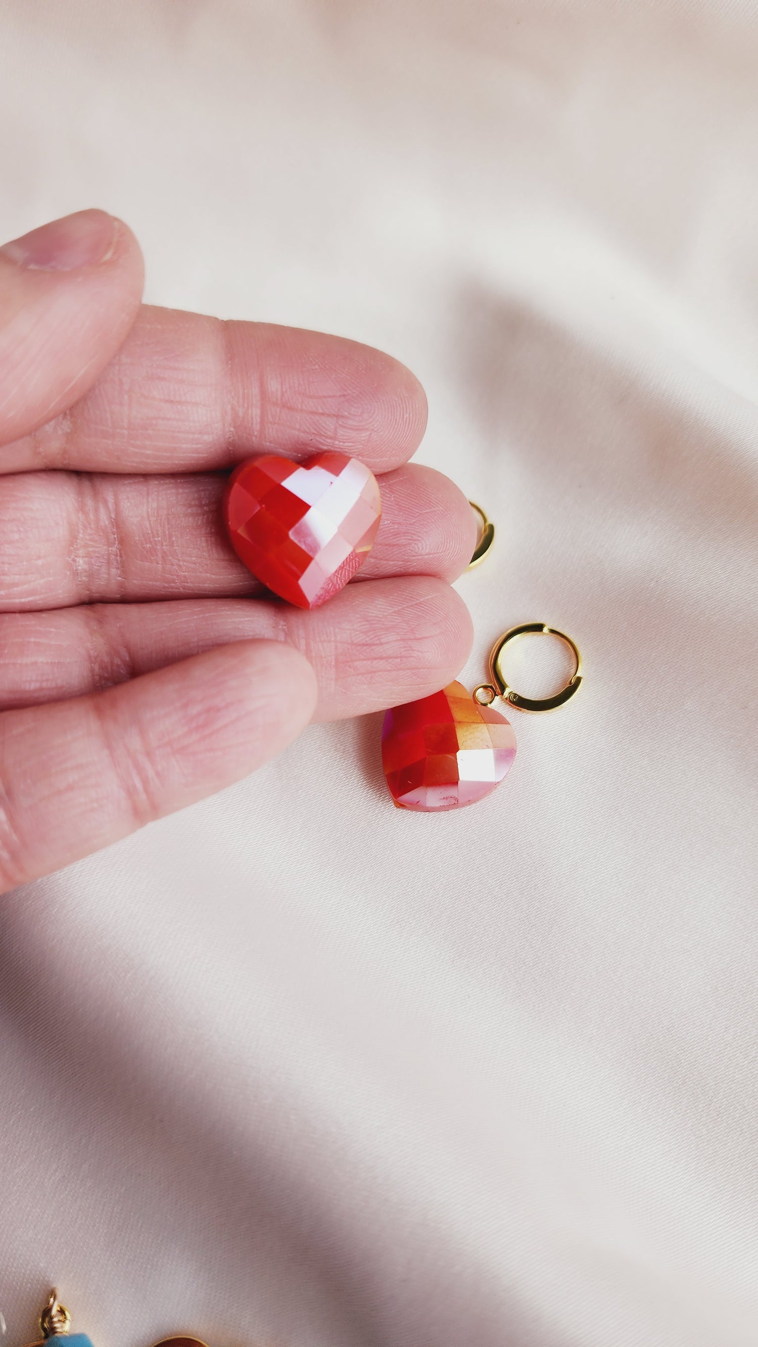 Ella Huggie Heart Earrings