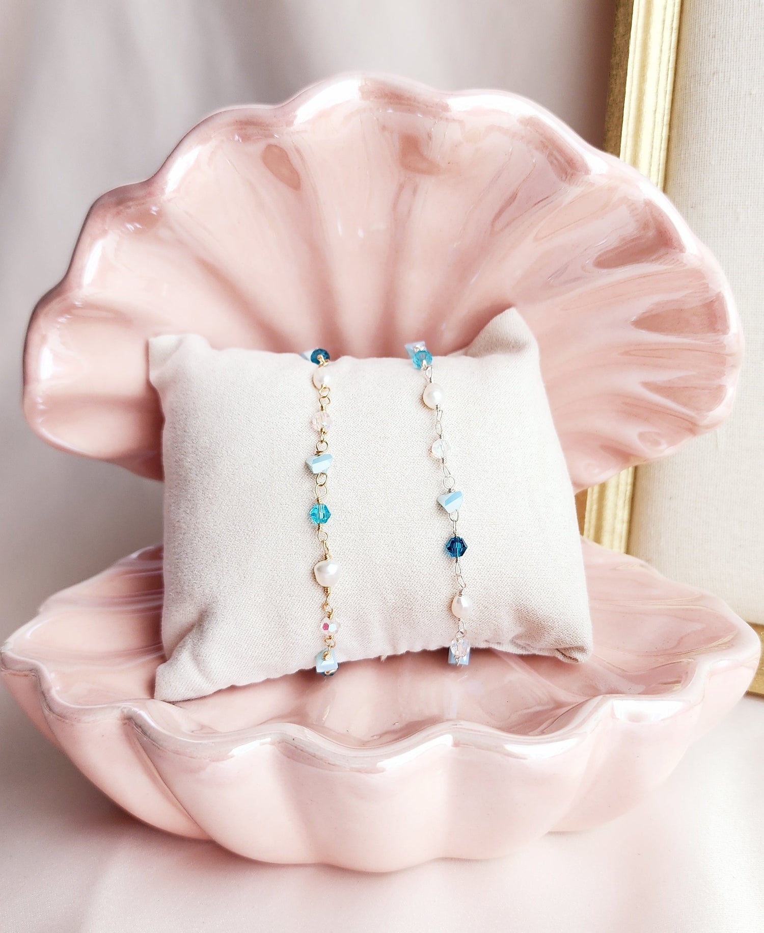 Something Blue Bracelet &amp; Anklet