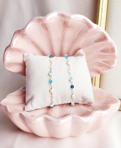 Something Blue Bracelet &amp; Anklet