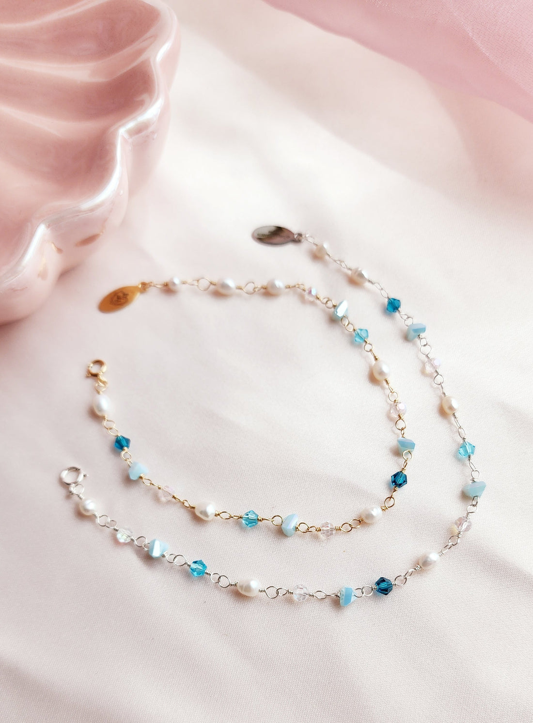 Something Blue Bracelet &amp; Anklet