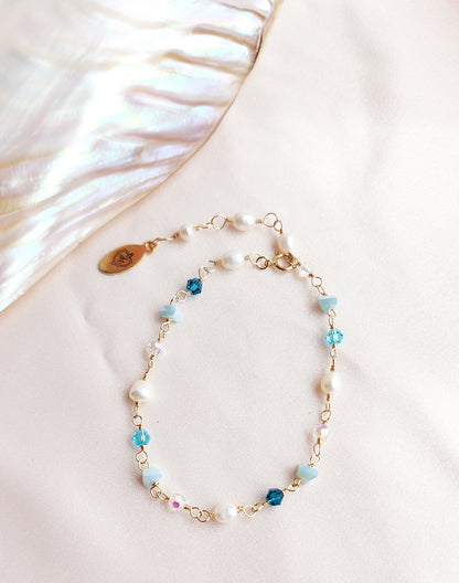 Something Blue Bracelet &amp; Anklet