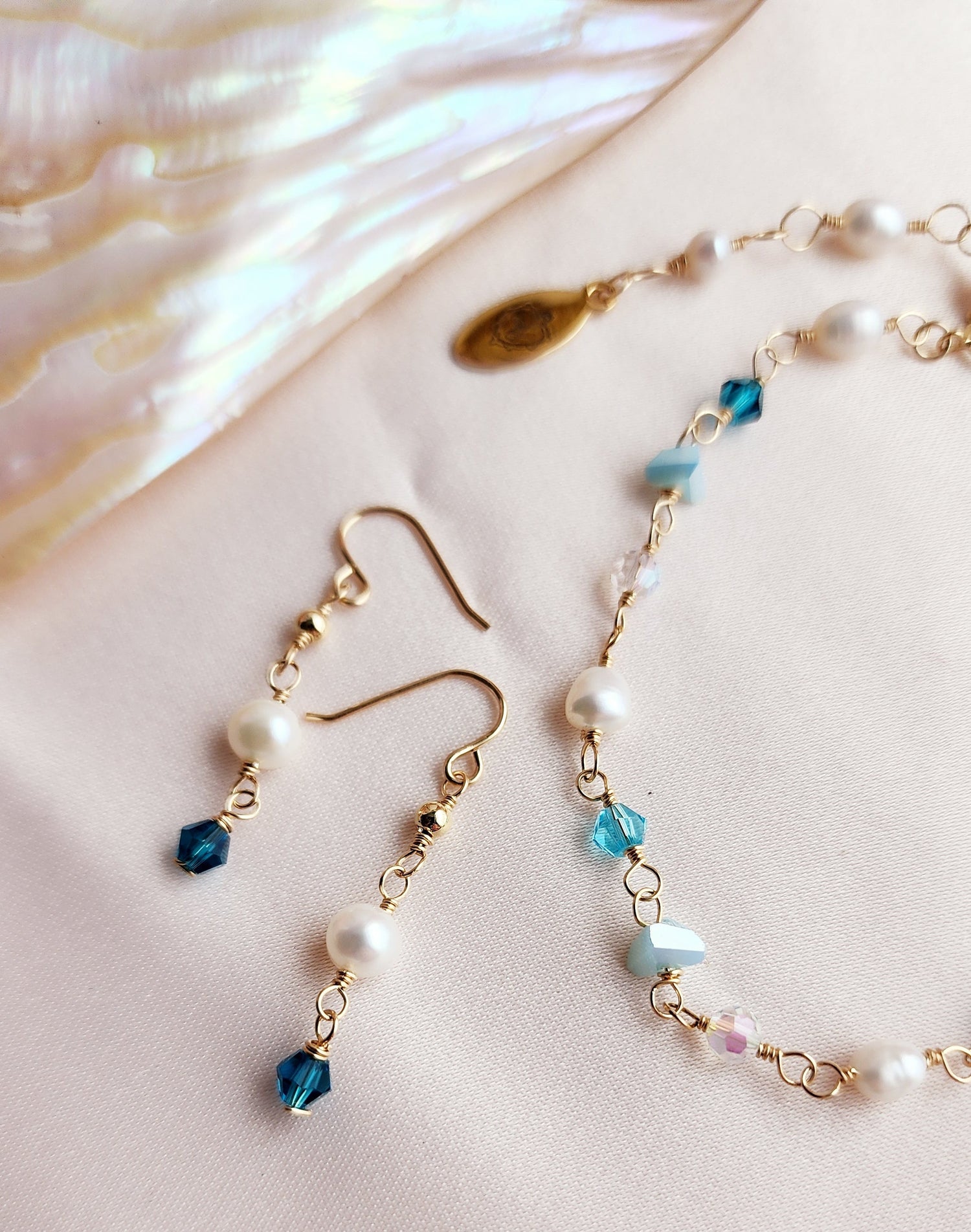 Something Blue Bracelet &amp; Anklet